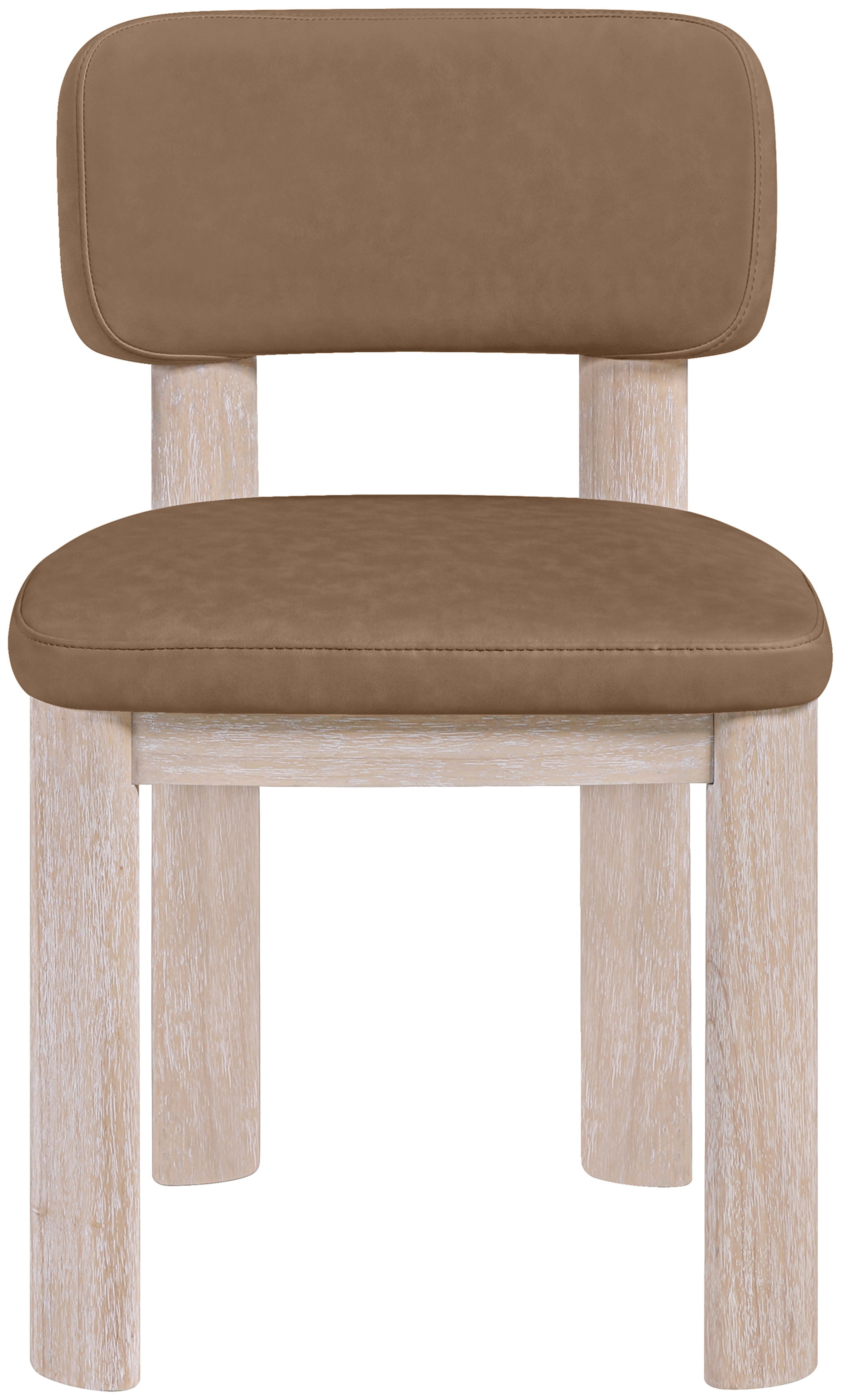 Paloma - Vegan Leather Upholstered Dining Chair (Set of 2) - Brown