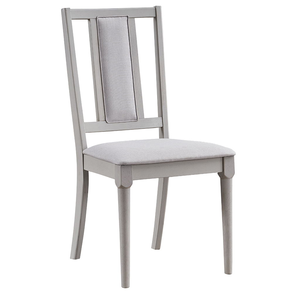 Marta - Side Chair (Set of 2) - Beige Linen & Natural, beige