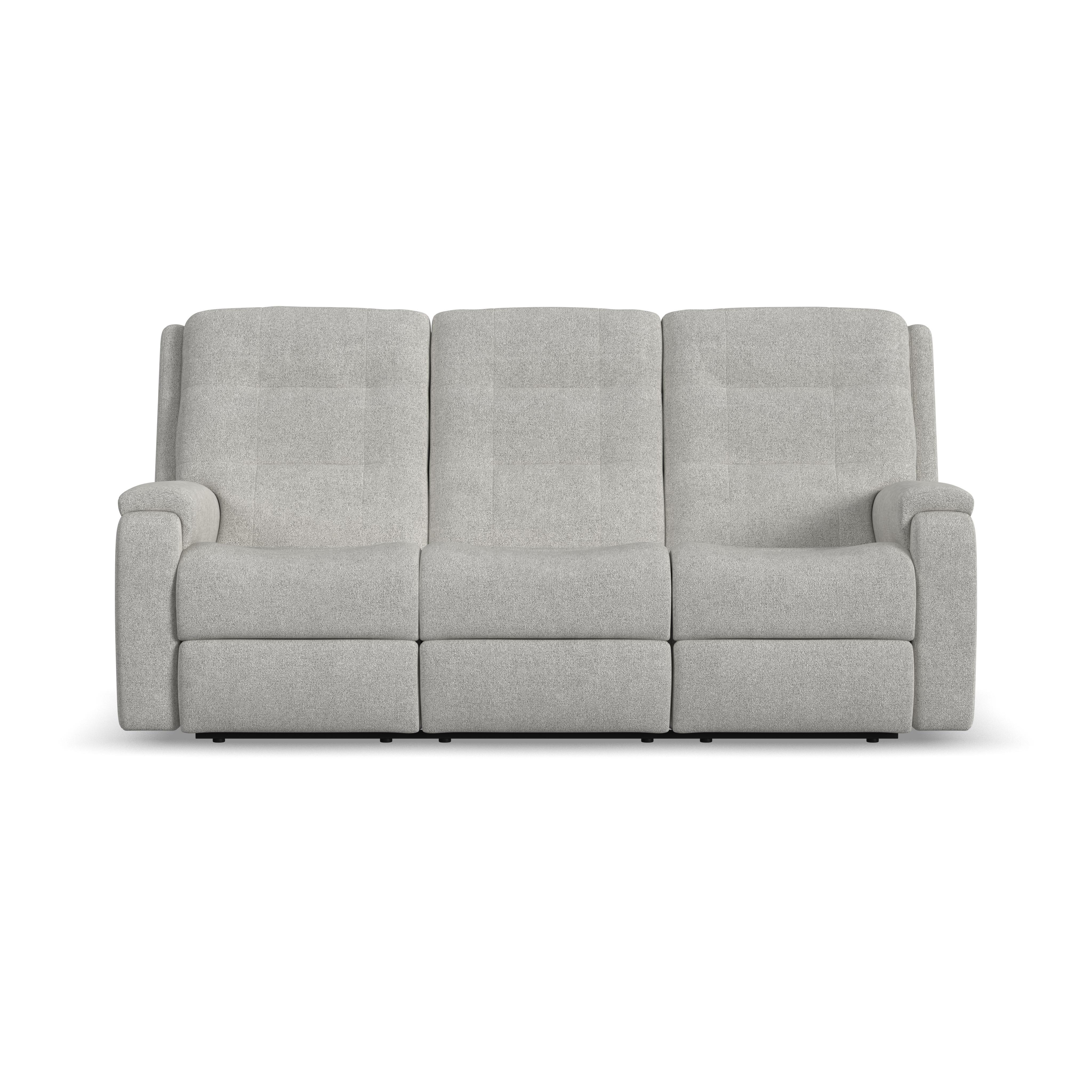 Arlo - Transitional Fabric Reclining Sofa, gray, view 3