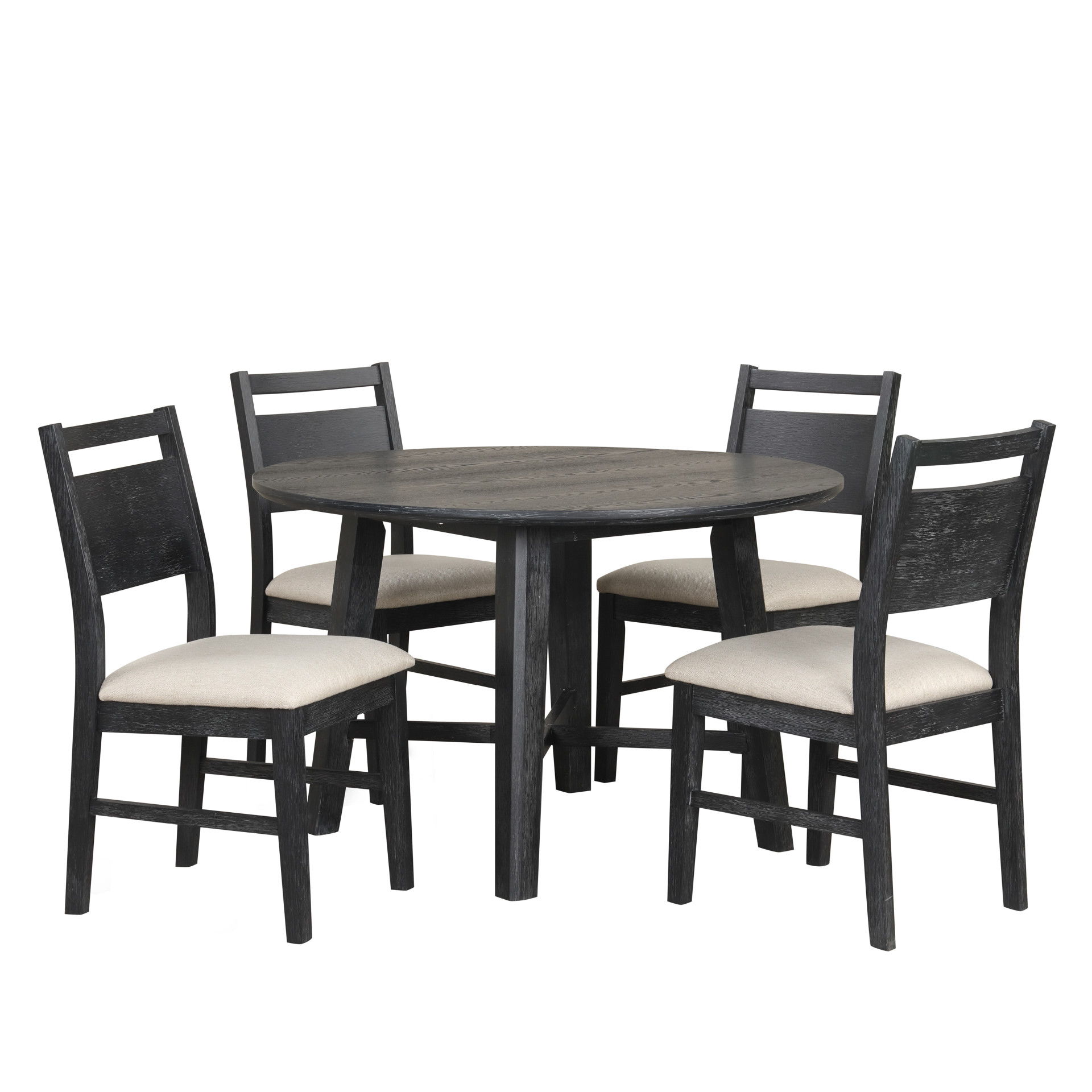 5 Pc · Round Dining Table & 4 Chairs