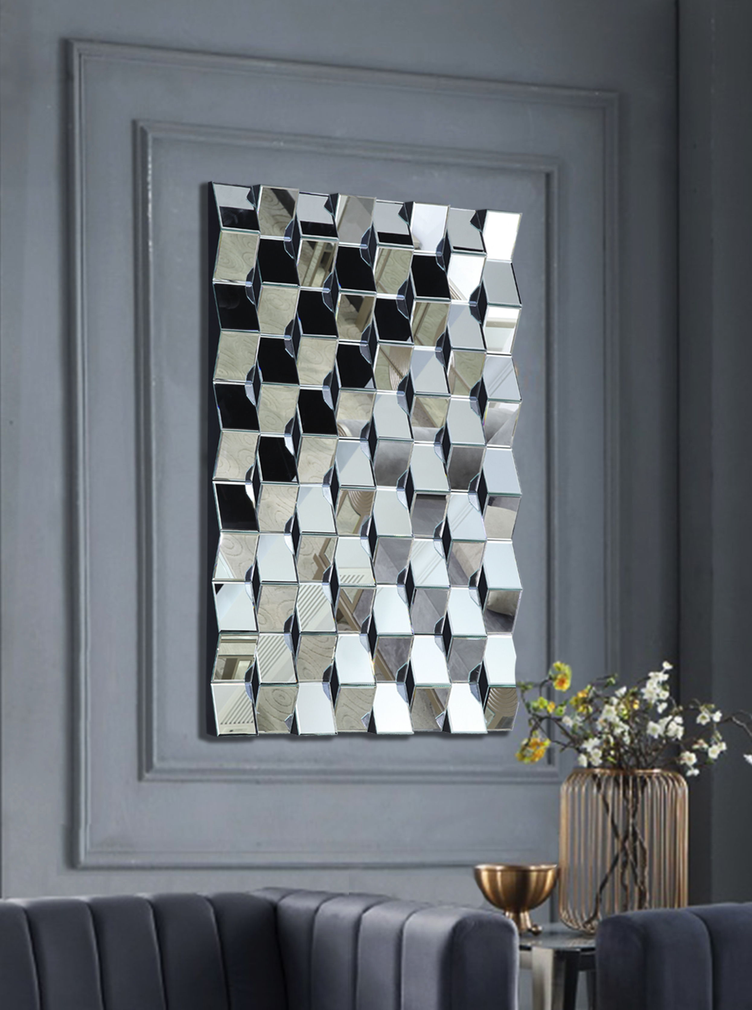 Ziggy - Mirror - Pearl Silver