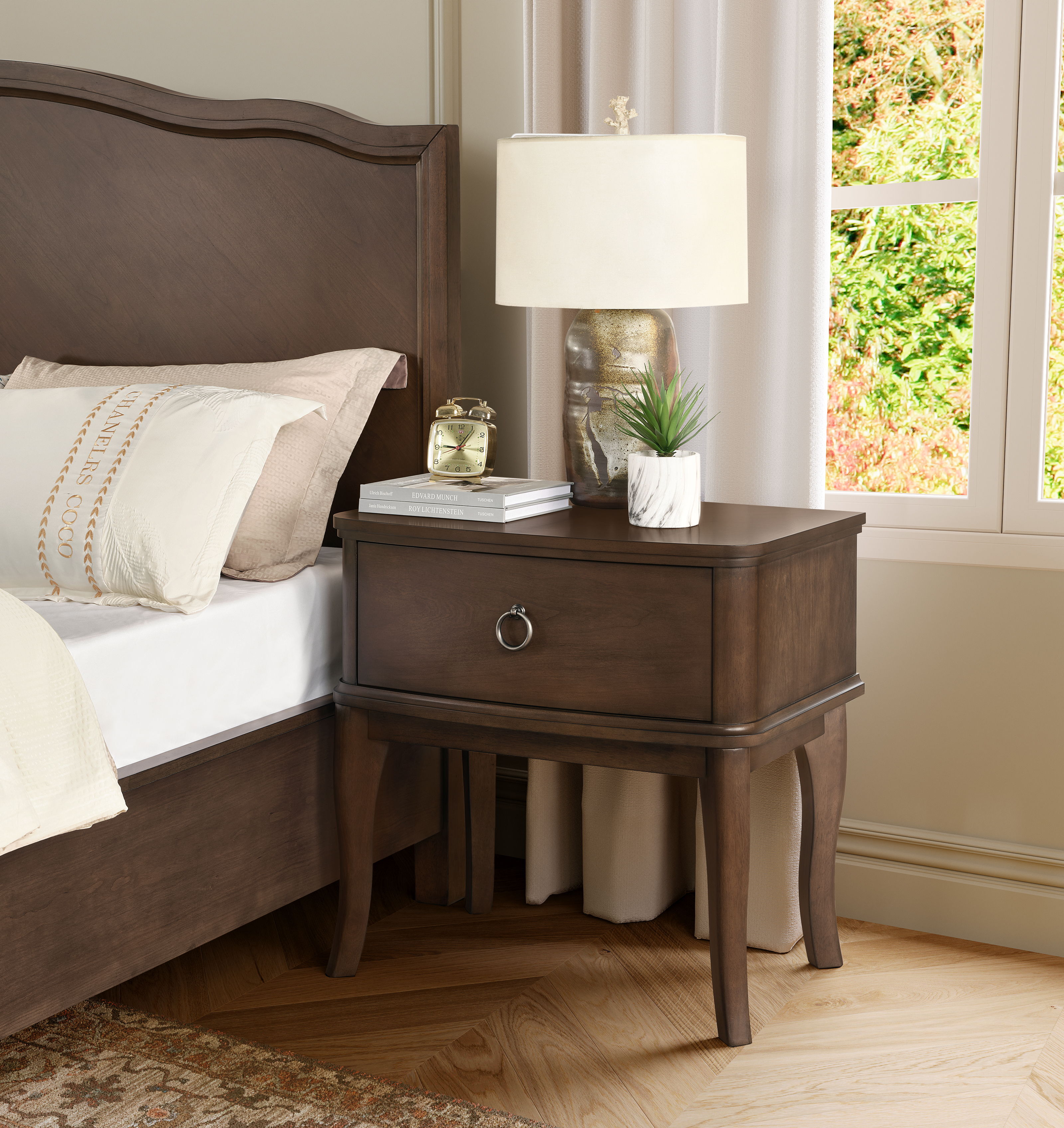 Bellevue - Nightstand - Whiskey Brown, dark brown, view 6