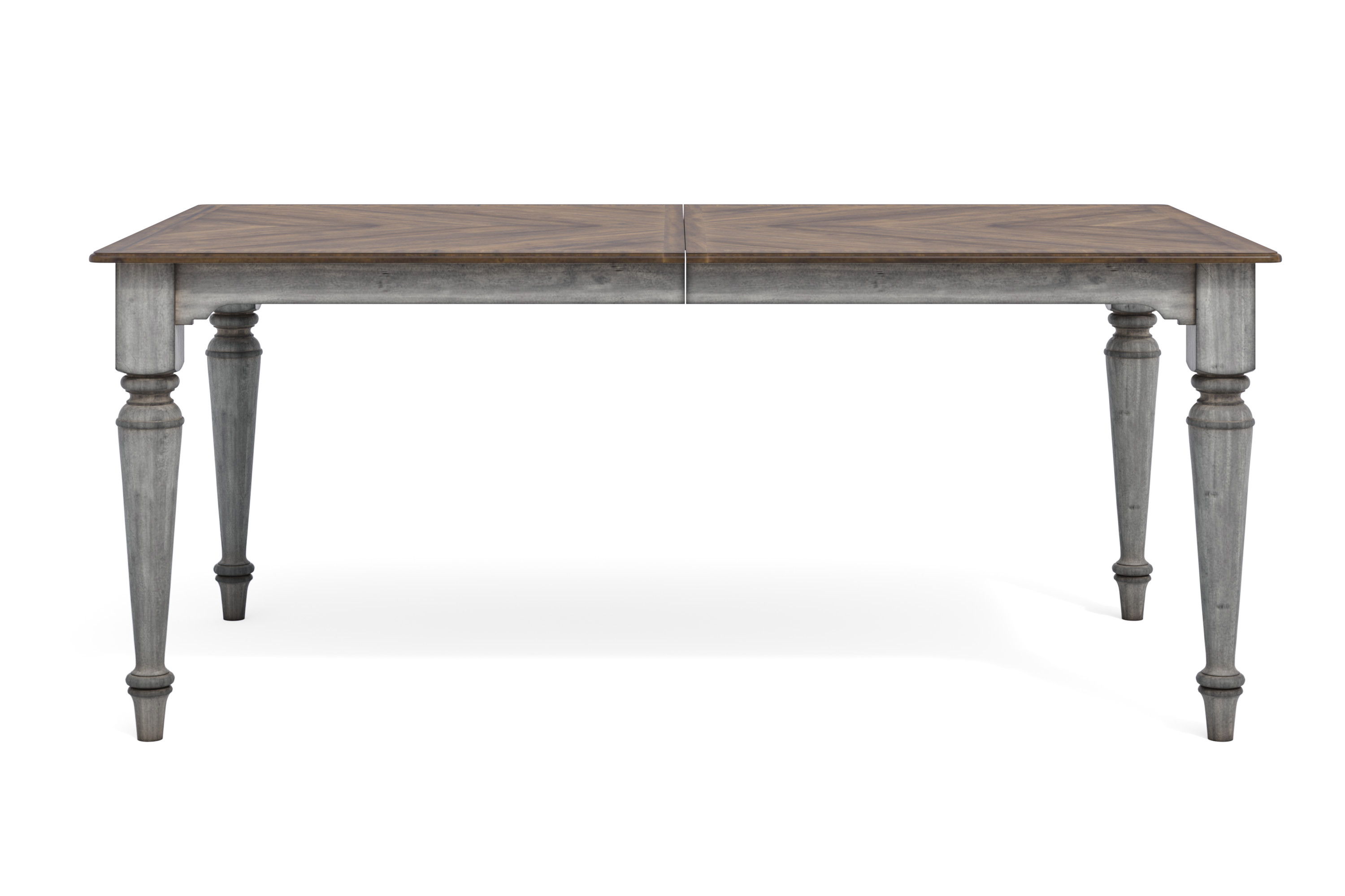 Plymouth - Rectangular Dining Table - Gray, gray, view 2