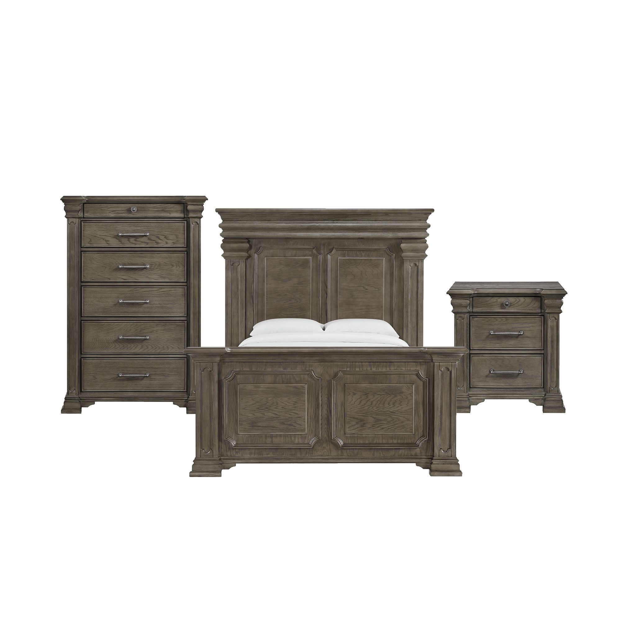 King · 3 Pc · Bedroom Set