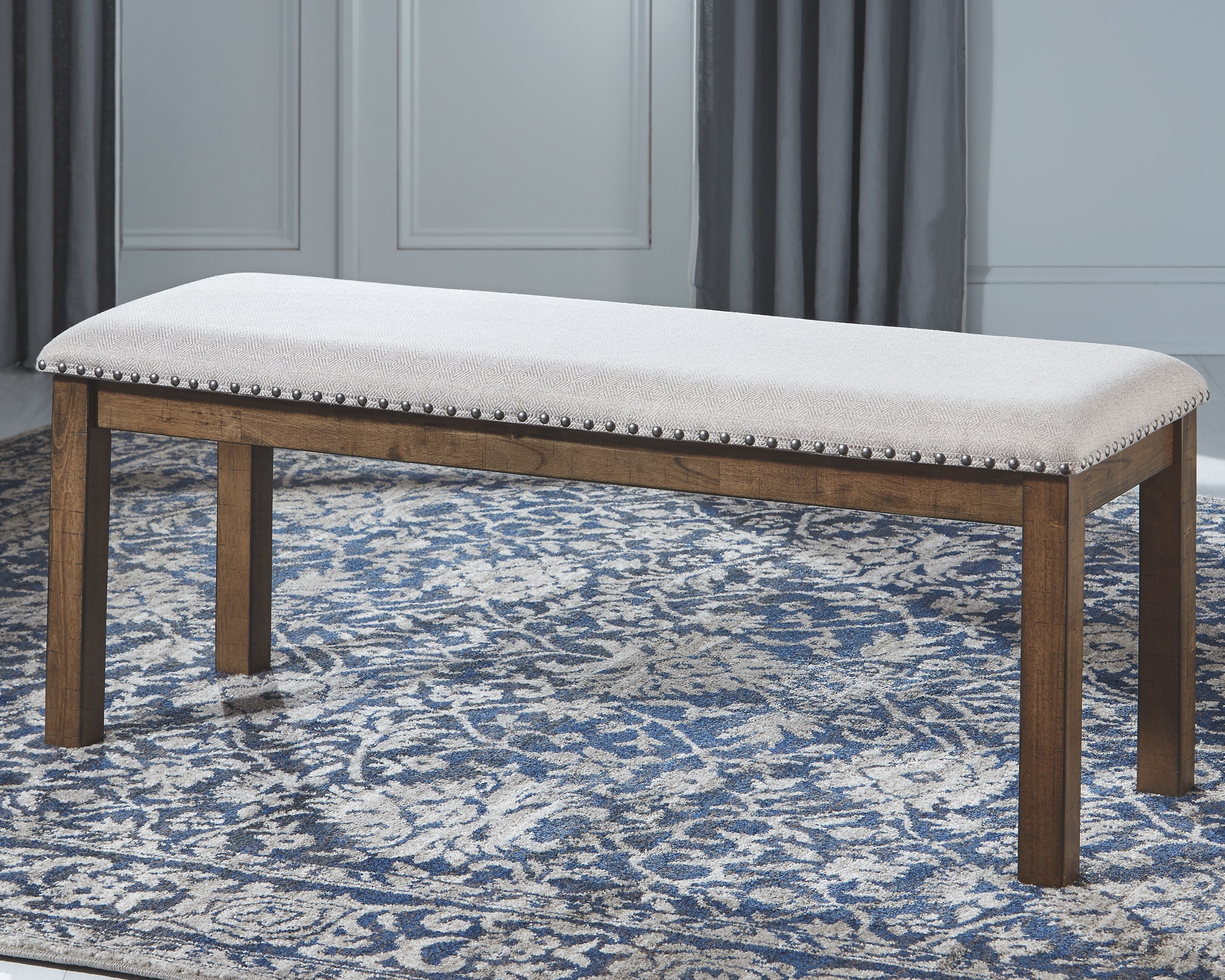 Moriville - Upholstered Bench - Beige