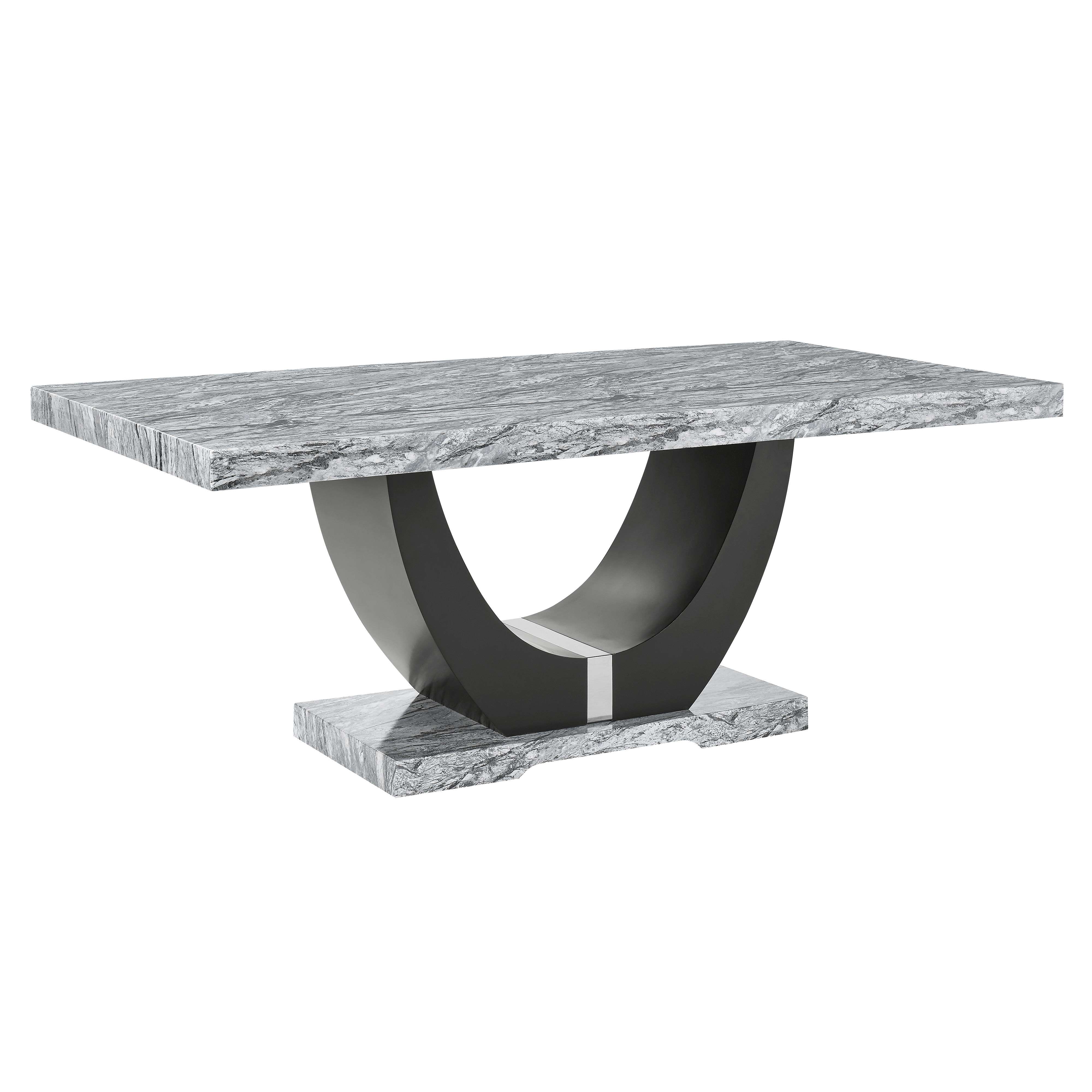 Lyra - Dining Table & 6 Chairs - Gray