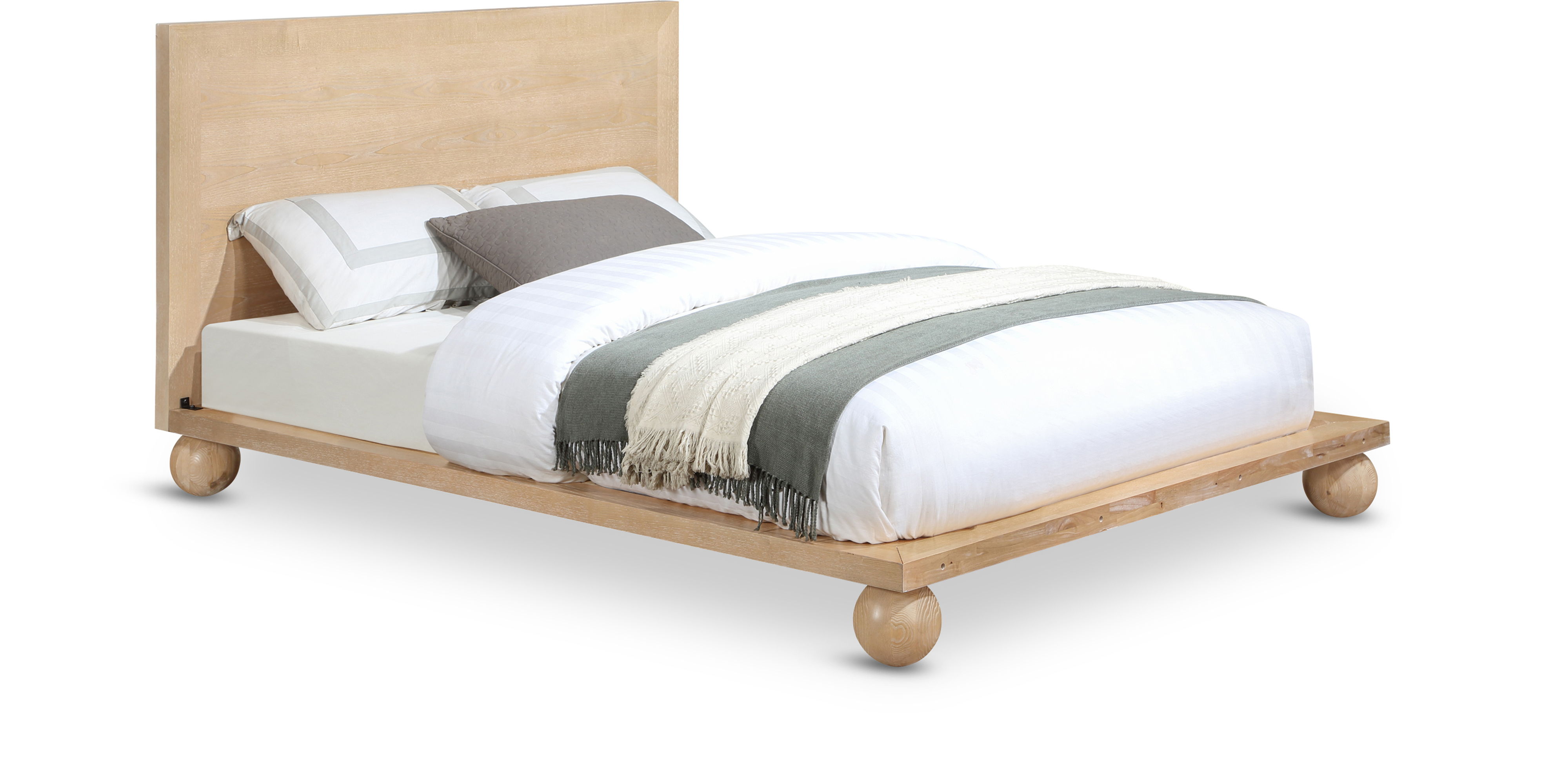 Kent - King Bed - Natural
