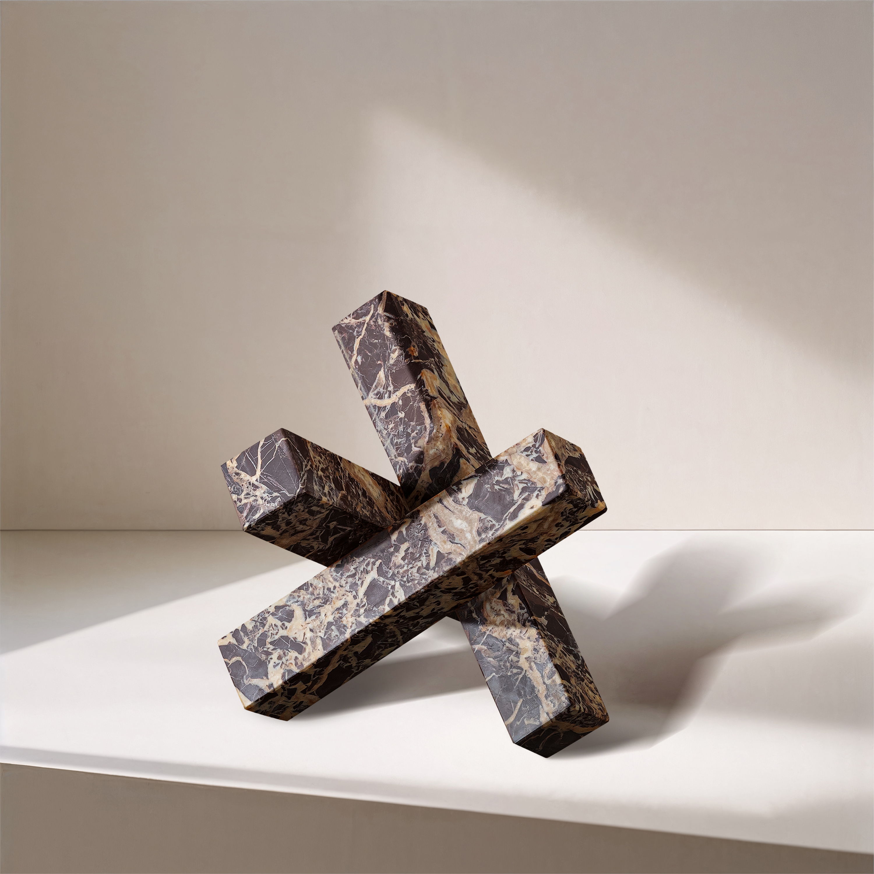 Stix - Marble Decorative Object - Cherry
