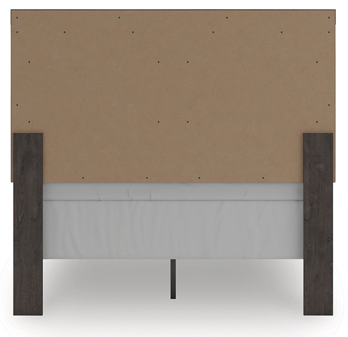 Ashley Furniture Prendonea - 6 Pc. - Dresser, Mirror, Full Panel Bed, 2 Nightstands - Charcoal - Image 12
