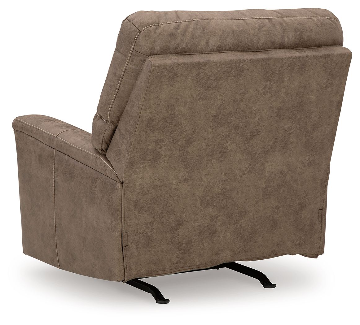 Ashley Furniture Navi - 3 Pc. - Sofa, Loveseat, Rocker Recliner - Fossil - Image 12