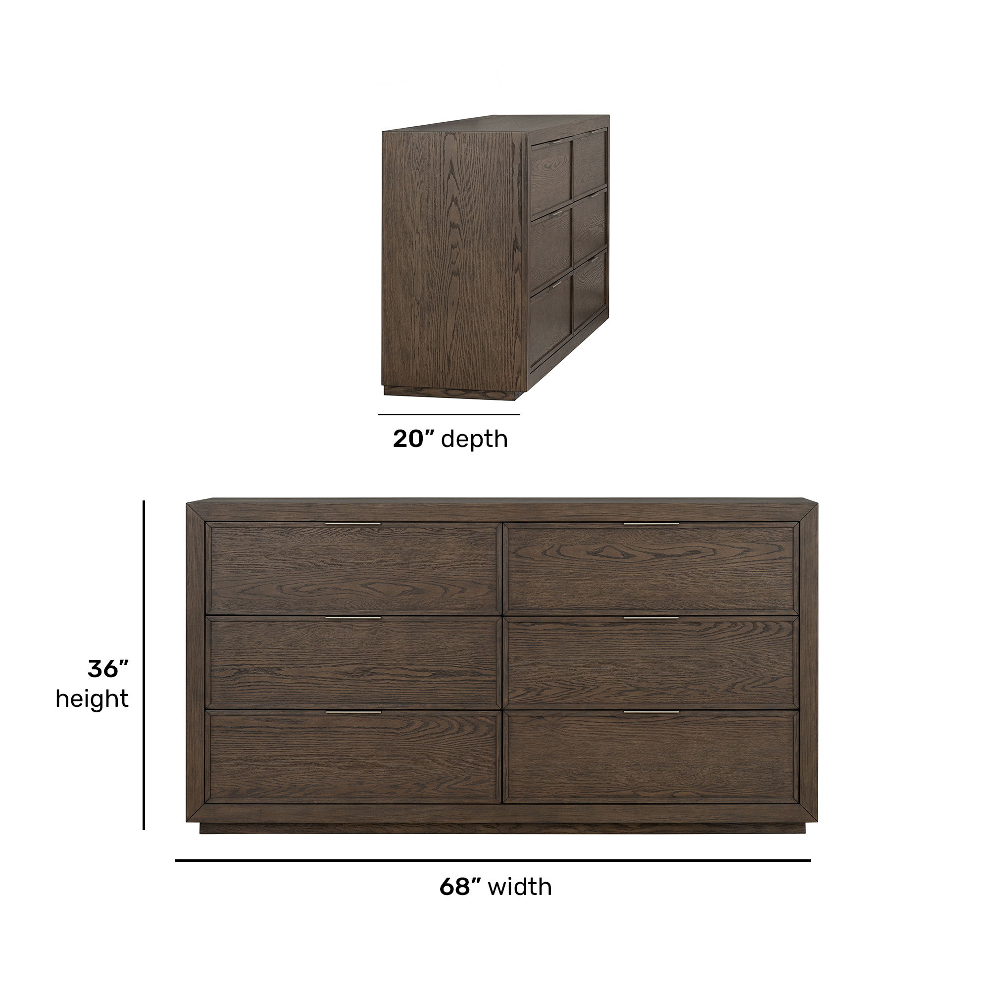 Athens - Dresser - Dark Brown, dark brown, view 7