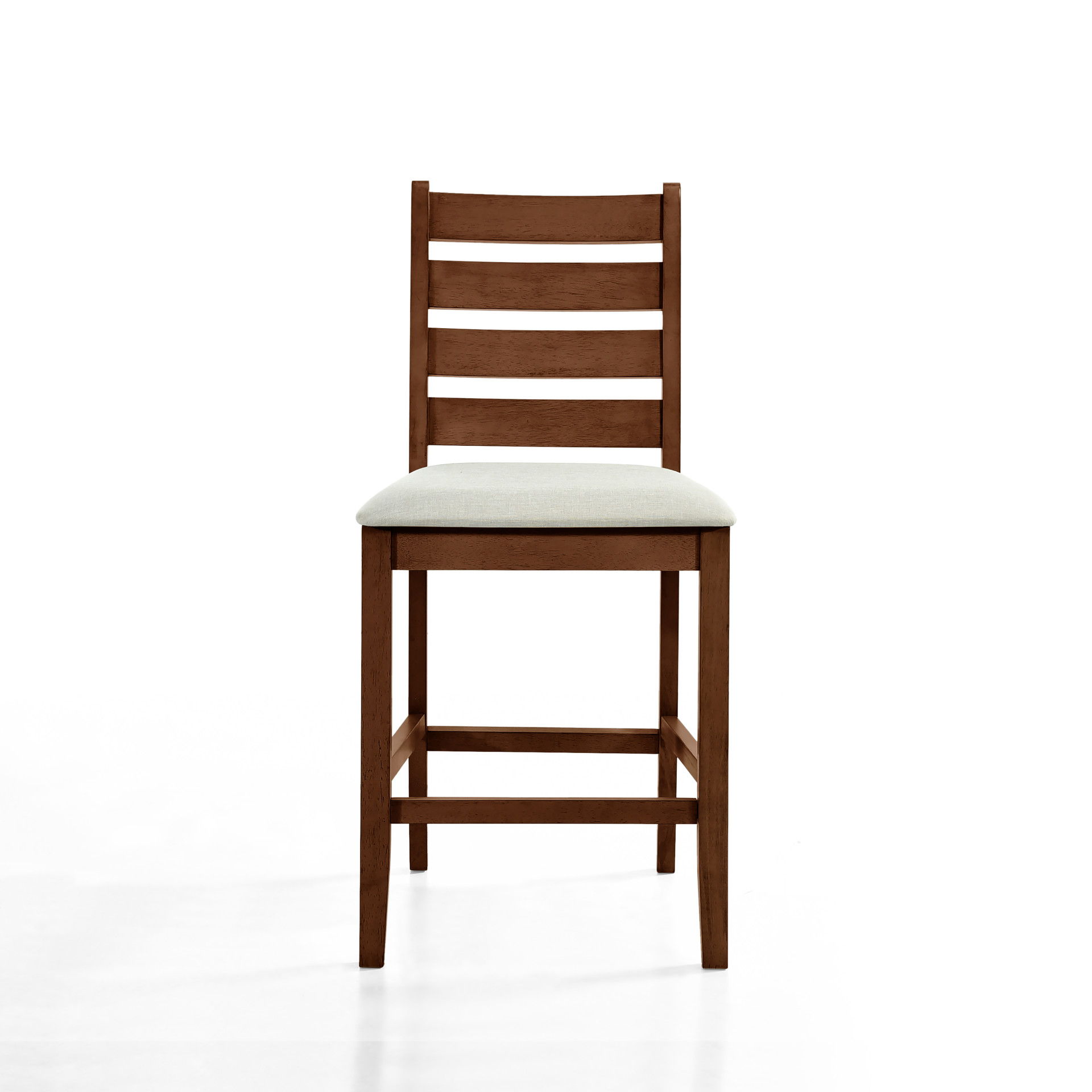 Pascal - Ladderback Counter Chair (Set of 2) - Walnut