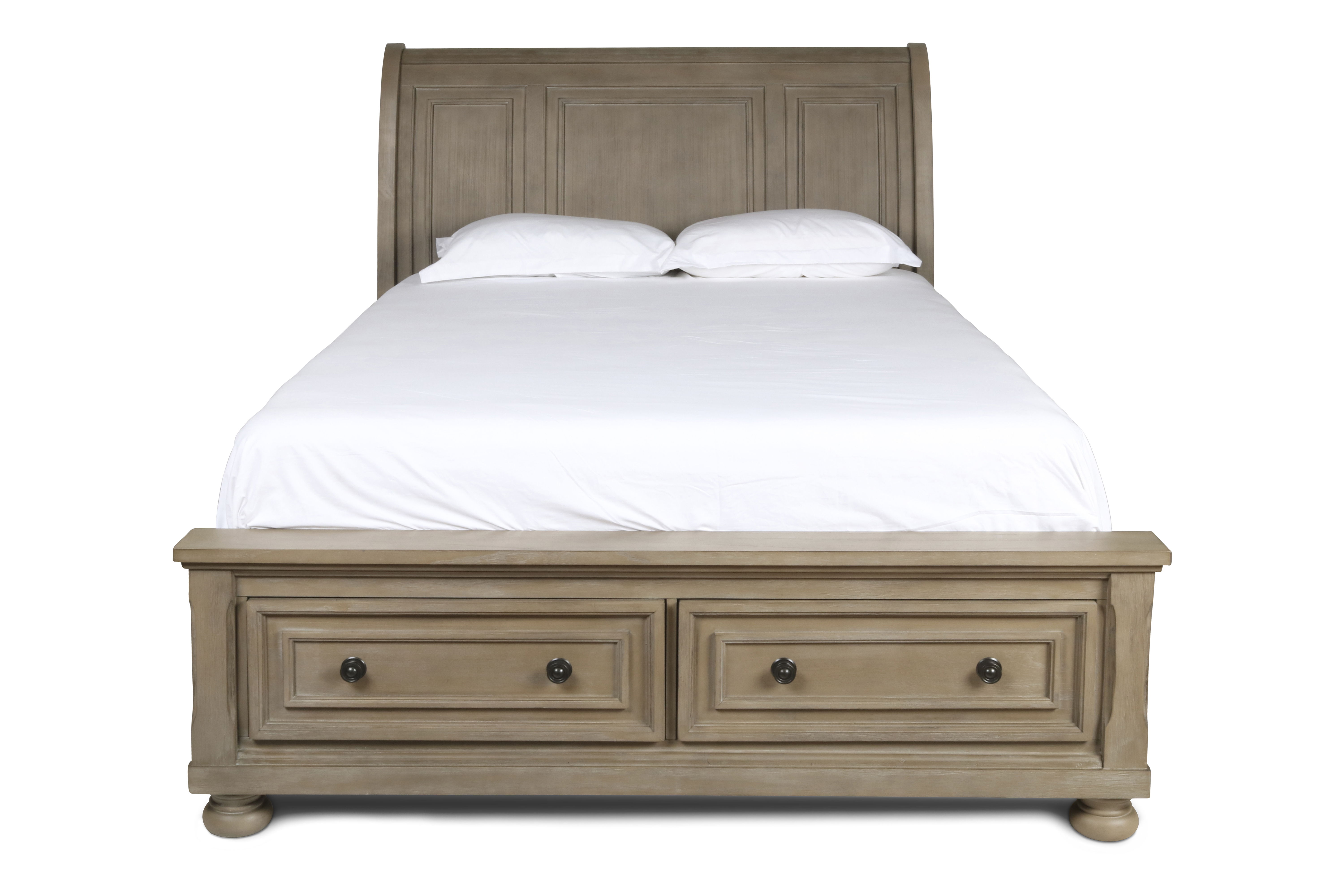 Allegra - 5/0 Queen Bed - Pewter