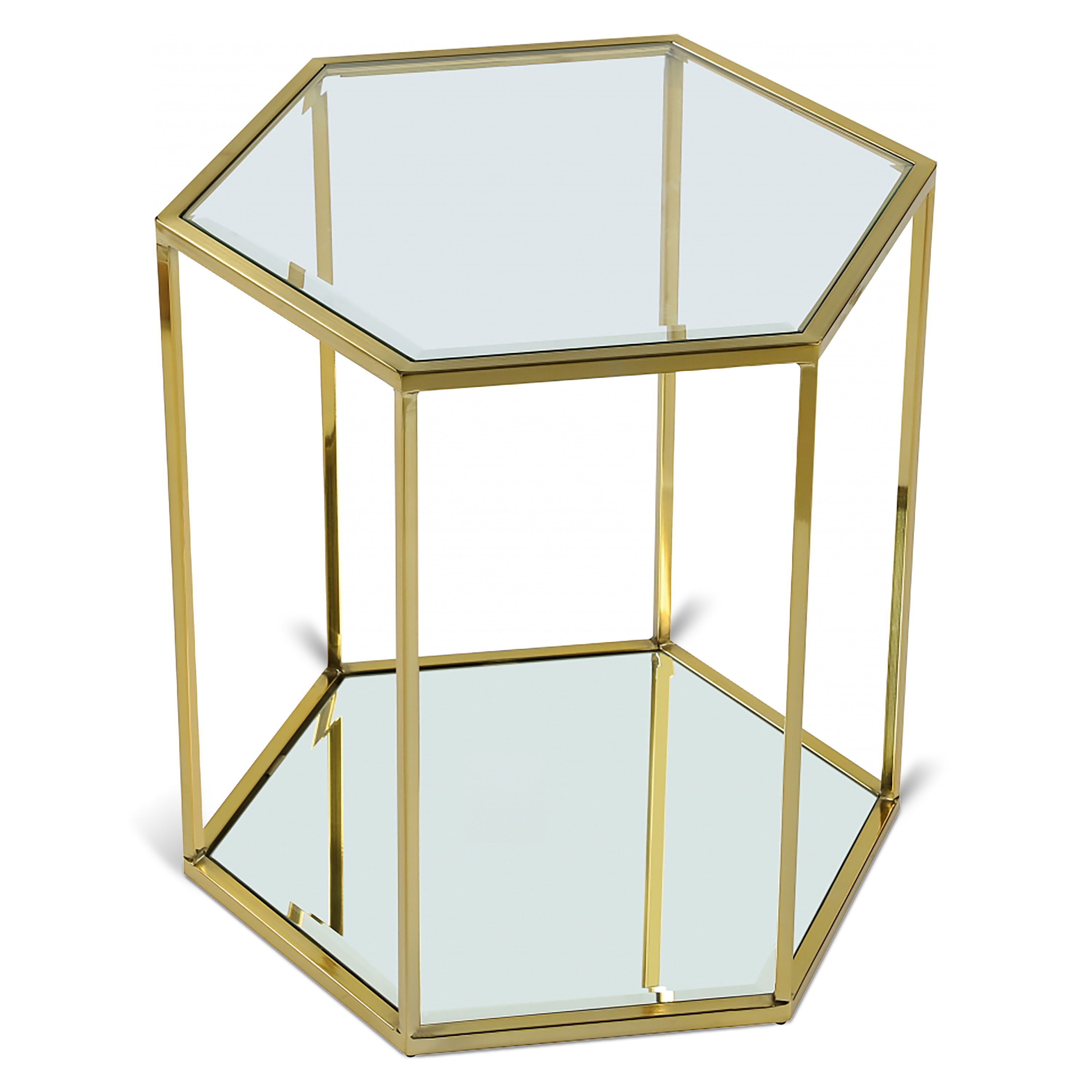 Sei - End Table - Gold