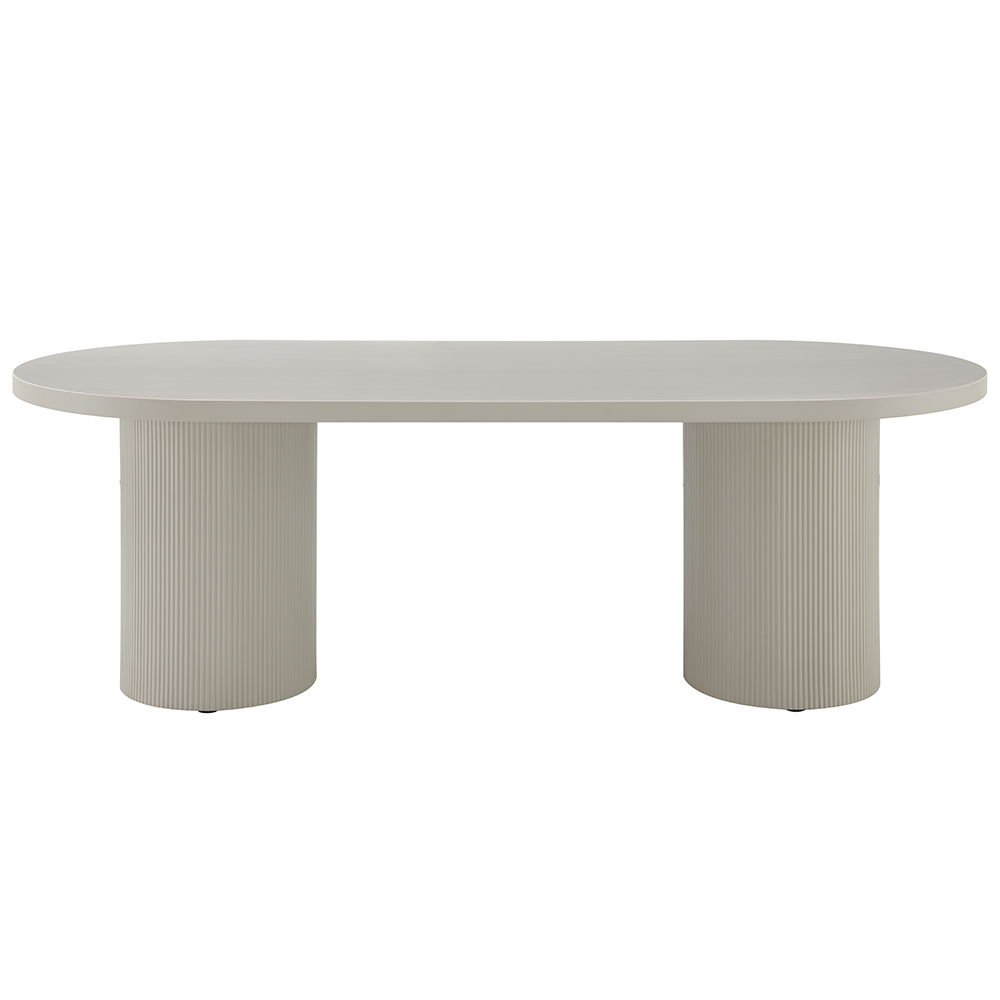 Laela - Dining Table - White, white, view 7