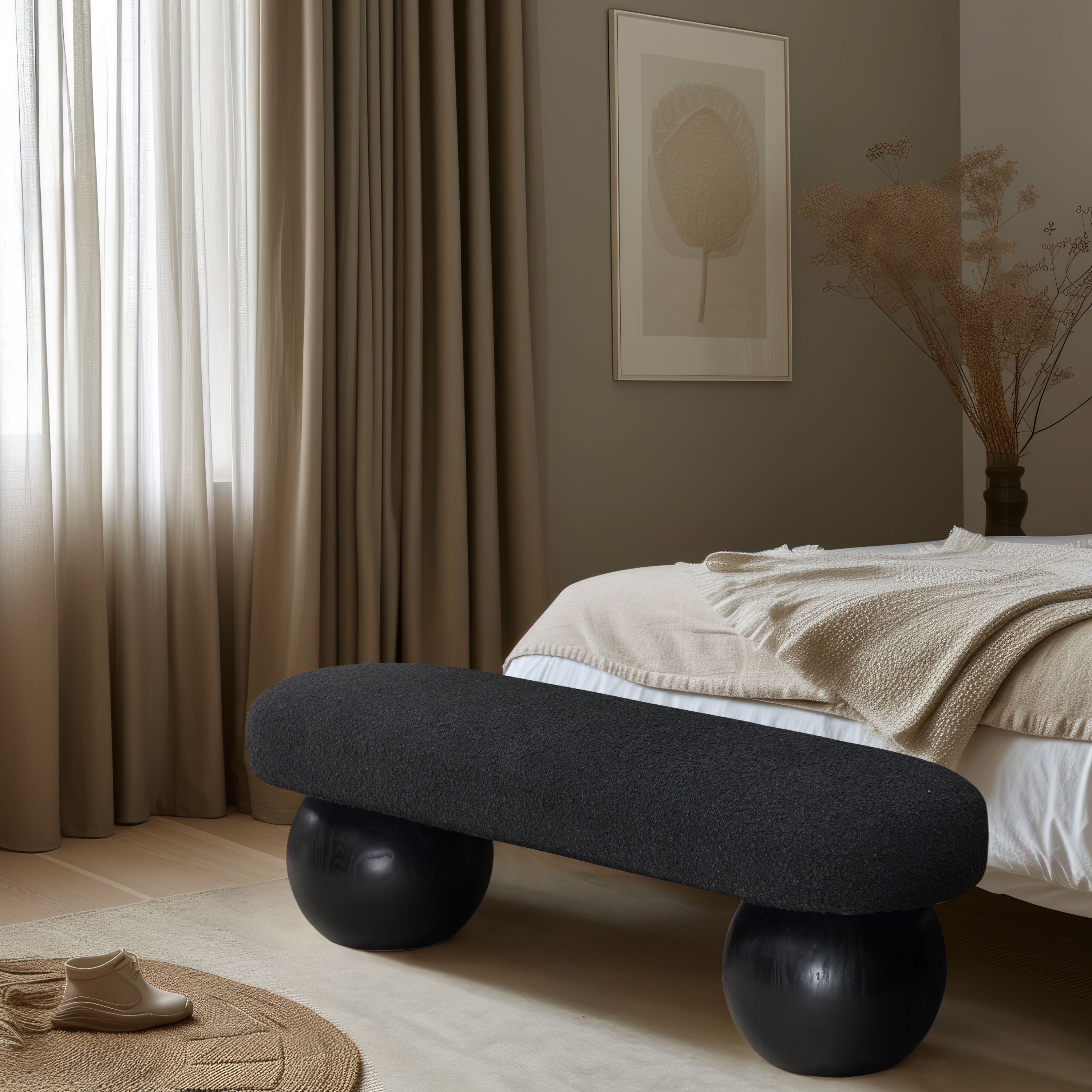 Bowie - Bench - Black