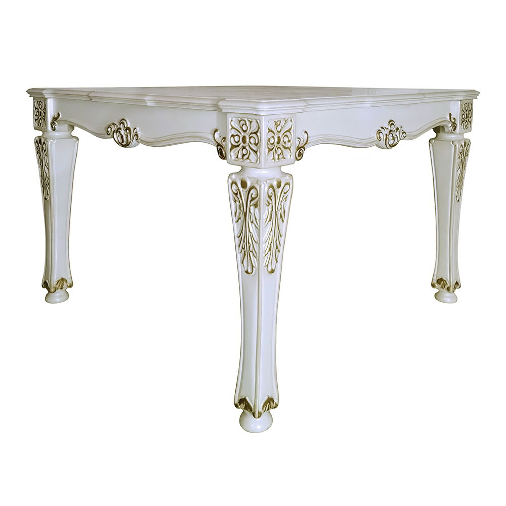 Vendome - Counter Height Table - Antique Pearl, white, view 2