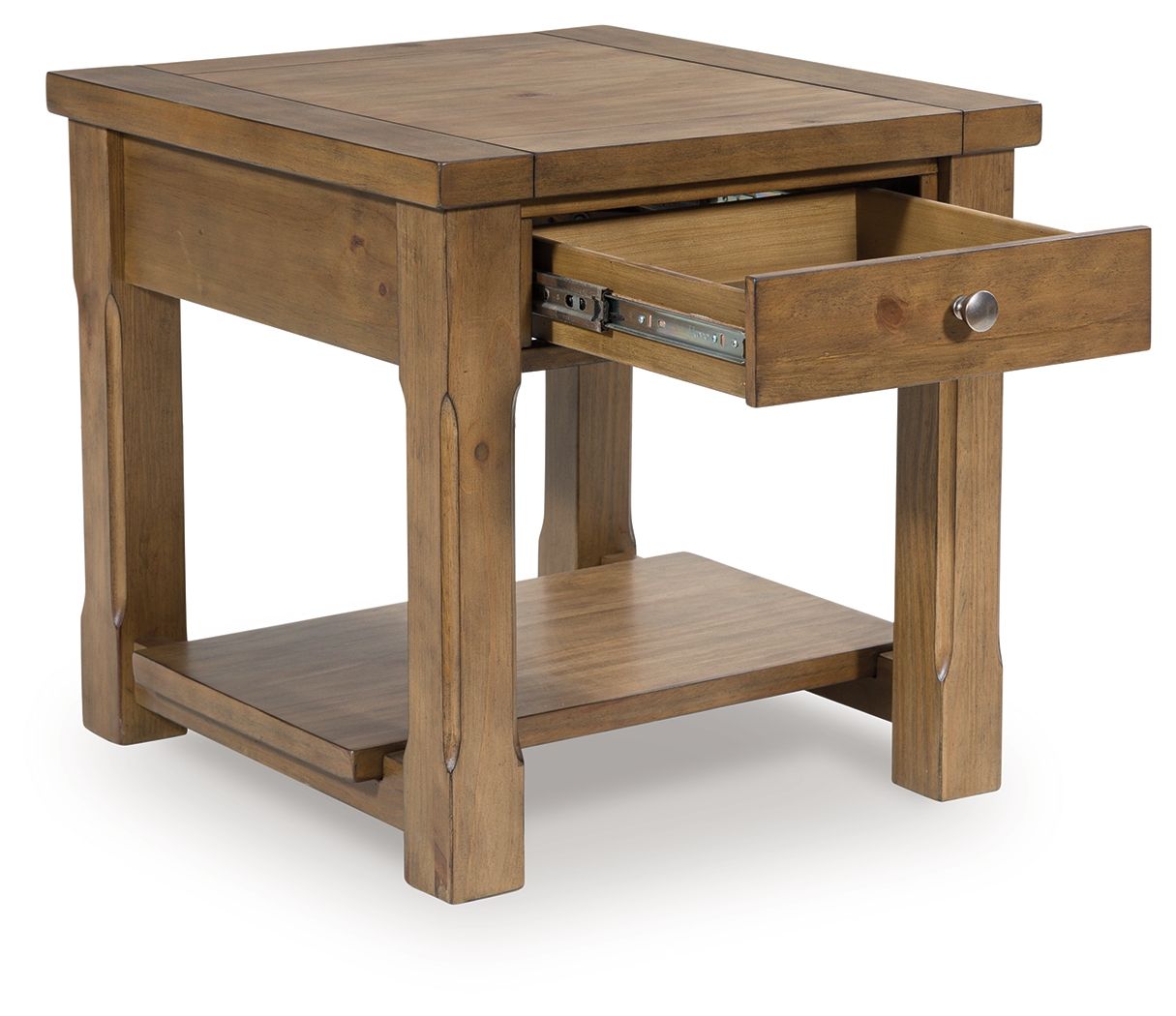 Ashley Furniture Vandenmore - Rectangular End Table - Medium Brown - Image 4