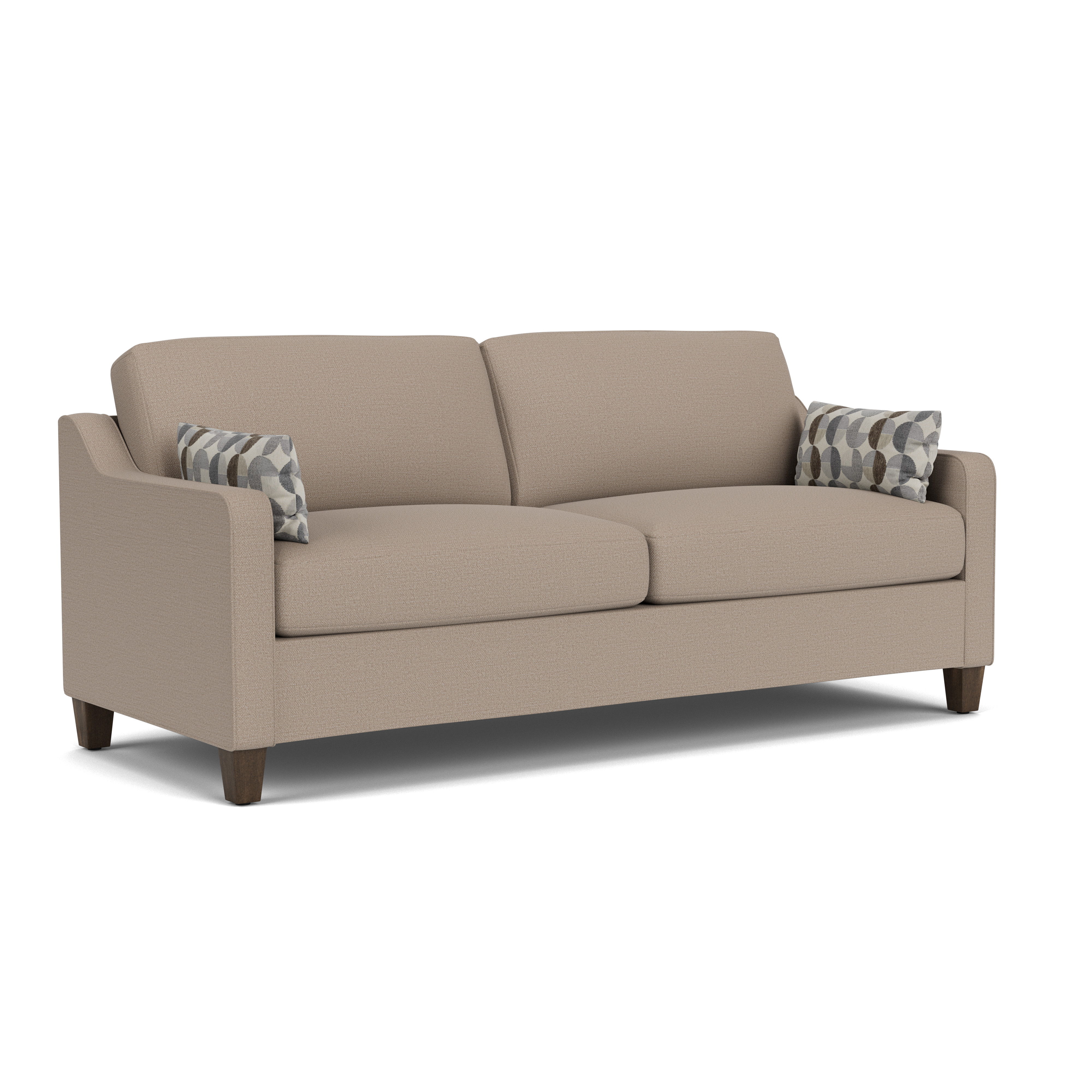 Drew - Fabric Sofa, dark gray, view 2