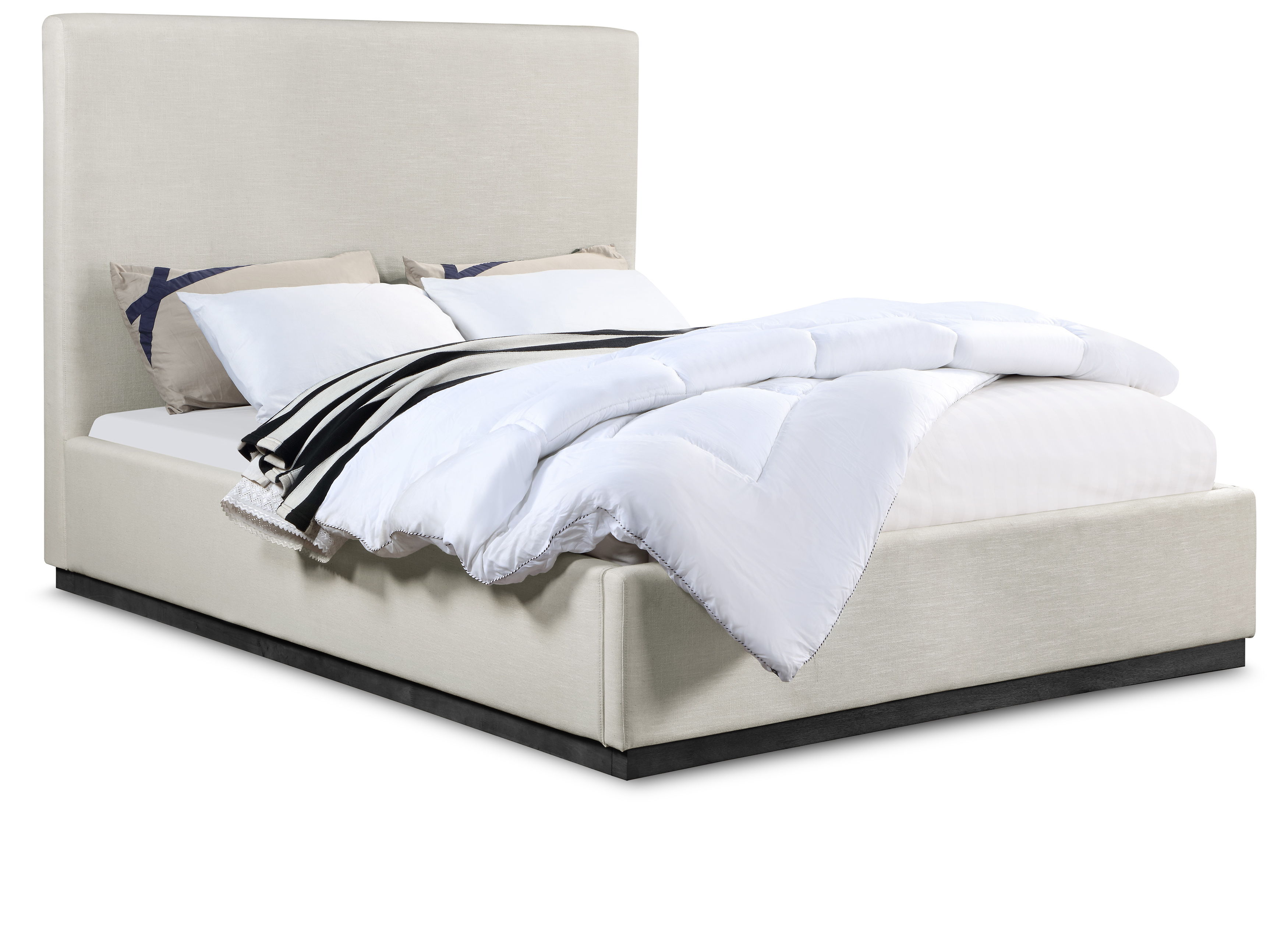 Alfie - Queen Bed - Beige