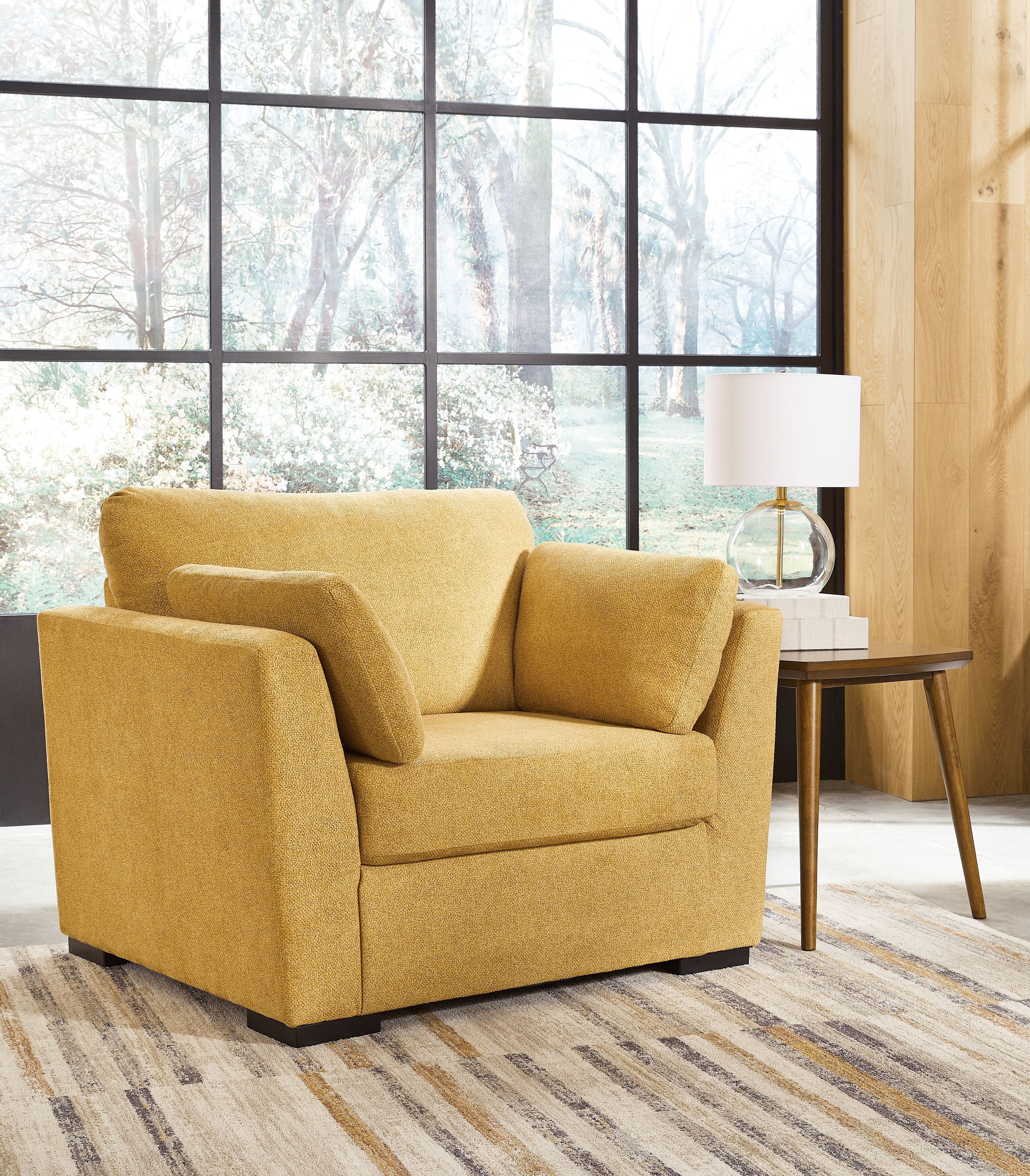 Keerwick - 2 Pc. - Chair And A Half, Ottoman - Sunflower
