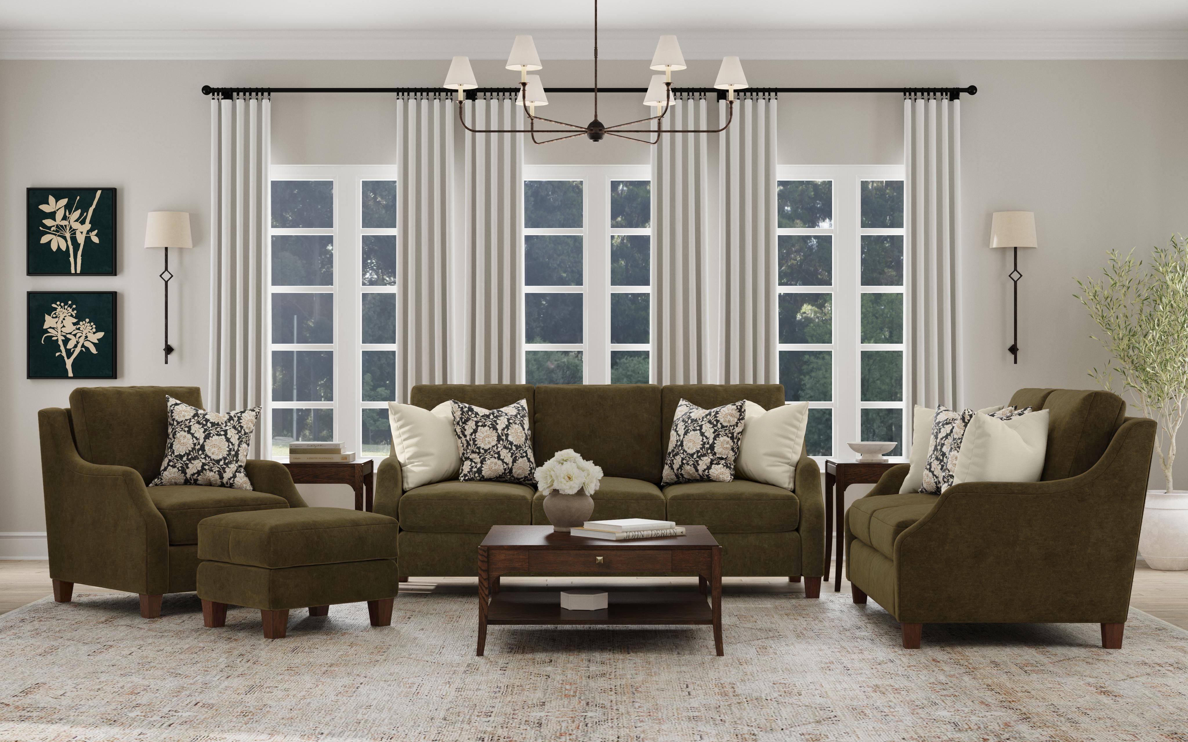 Gianna - Fabric Sofa, gray