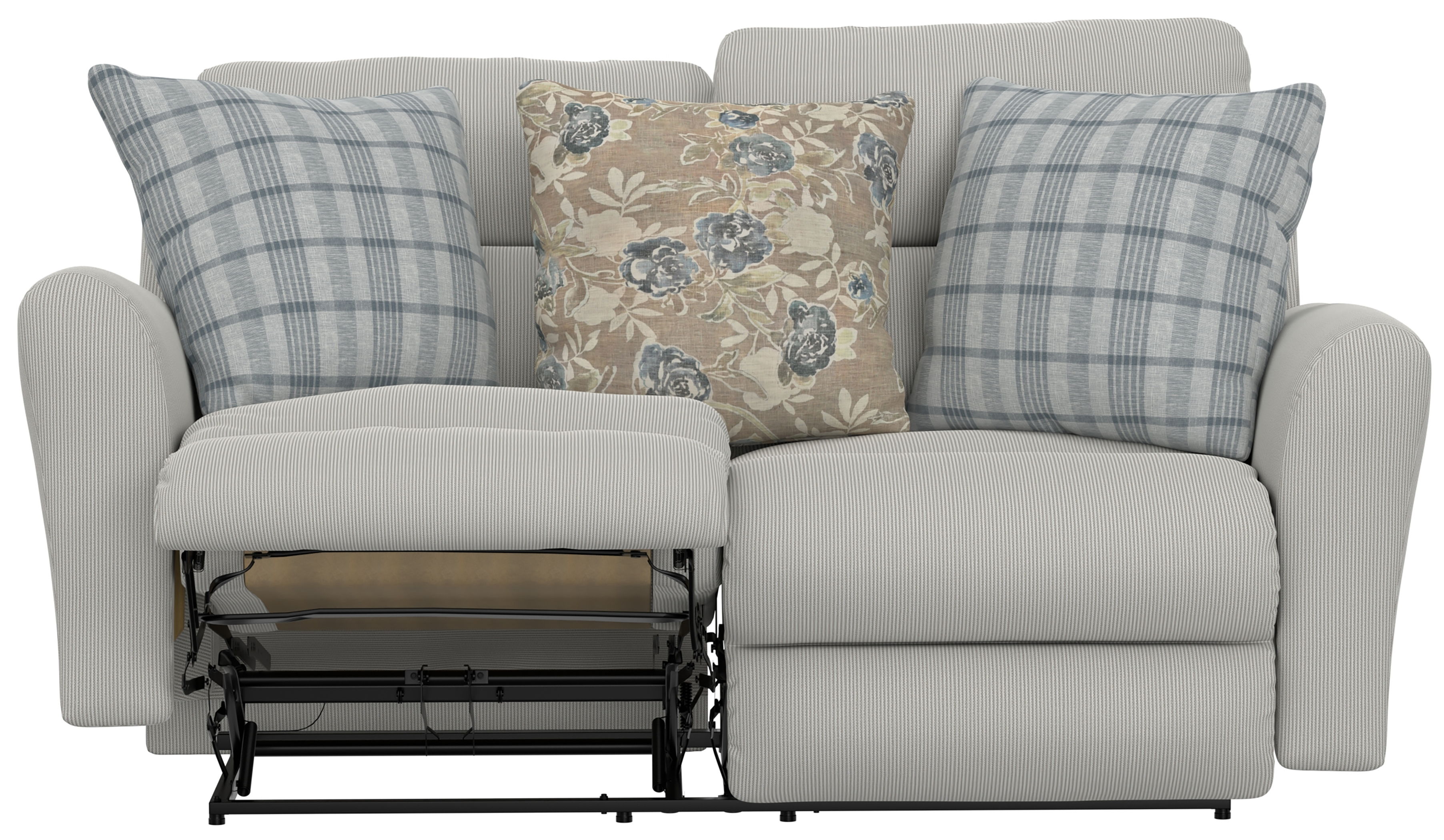 Chappy - Lay Flat Reclining Loveseat - Linen