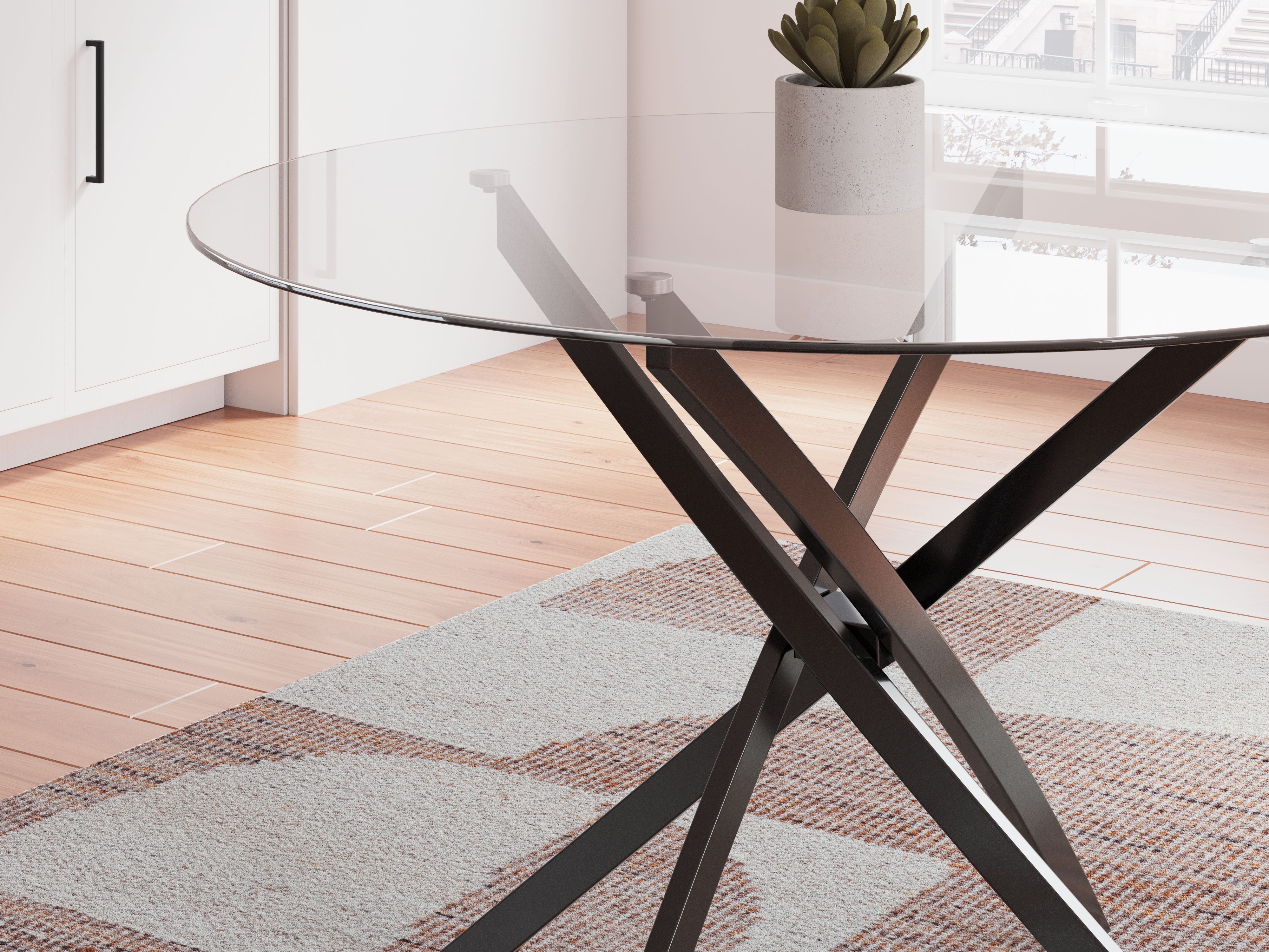 Ashley Furniture Pharwynn - Round Dining Room Table - Black - Image 5