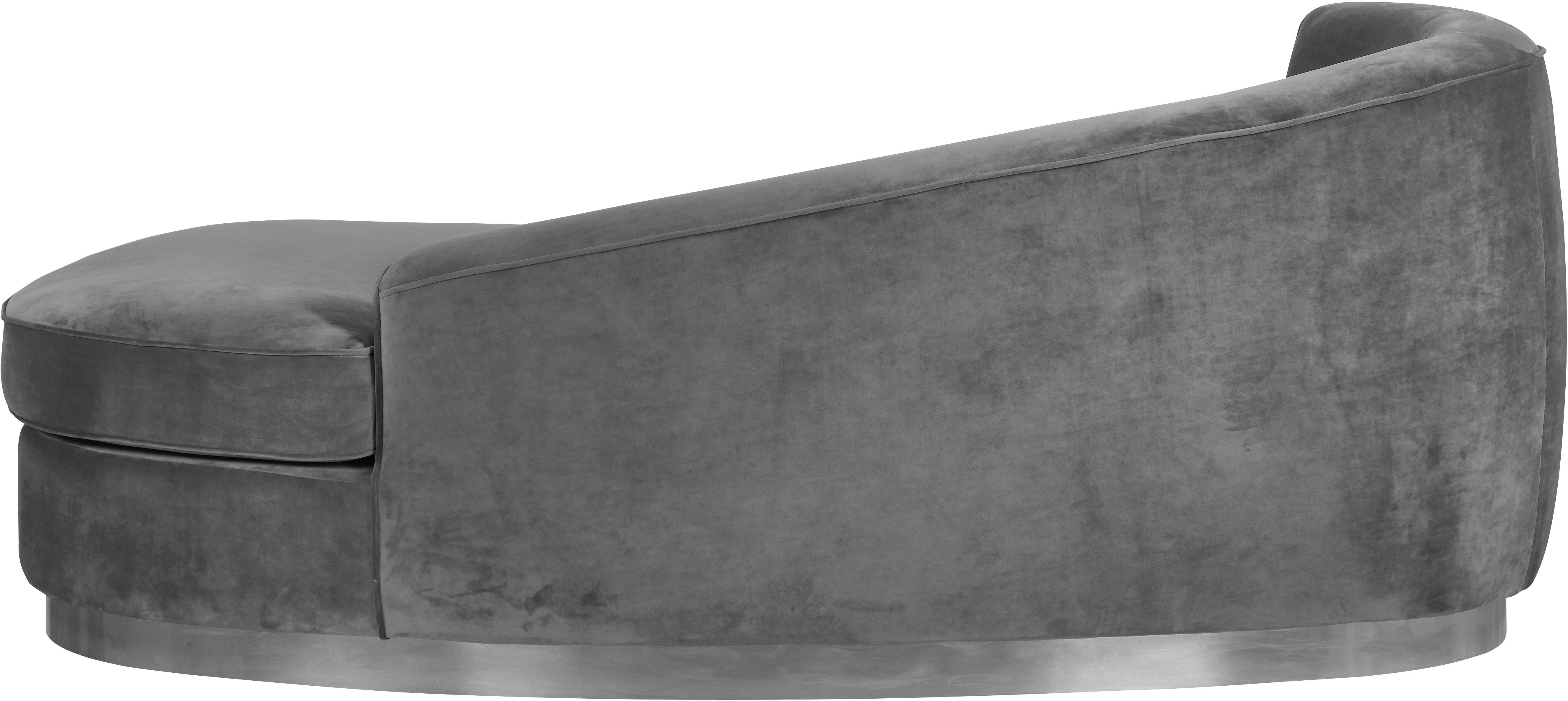 Julian - Fabric Chaise - Gray