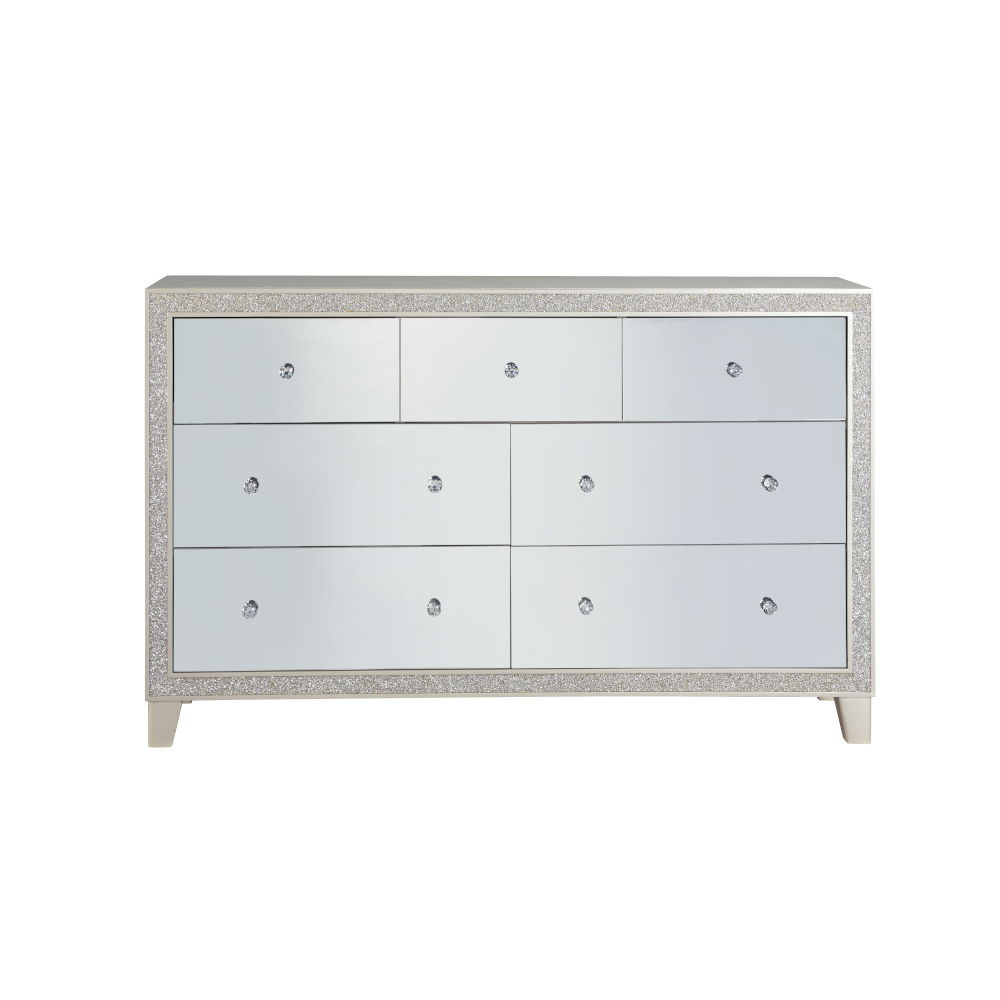 Sliverfluff - Dresser - Mirrored & Champagne, silver, view 7
