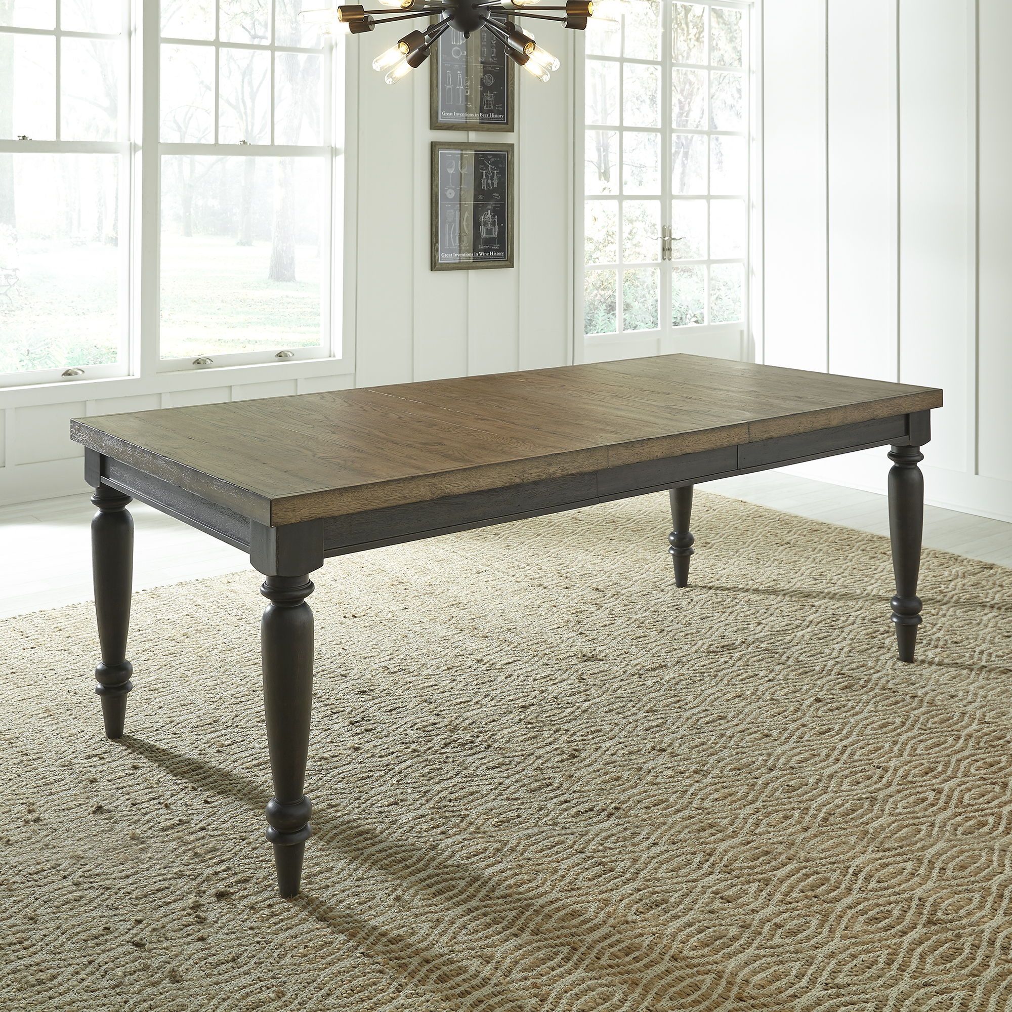 Liberty Furniture Harvest Home - Rectangular Leg Table - Light Brown