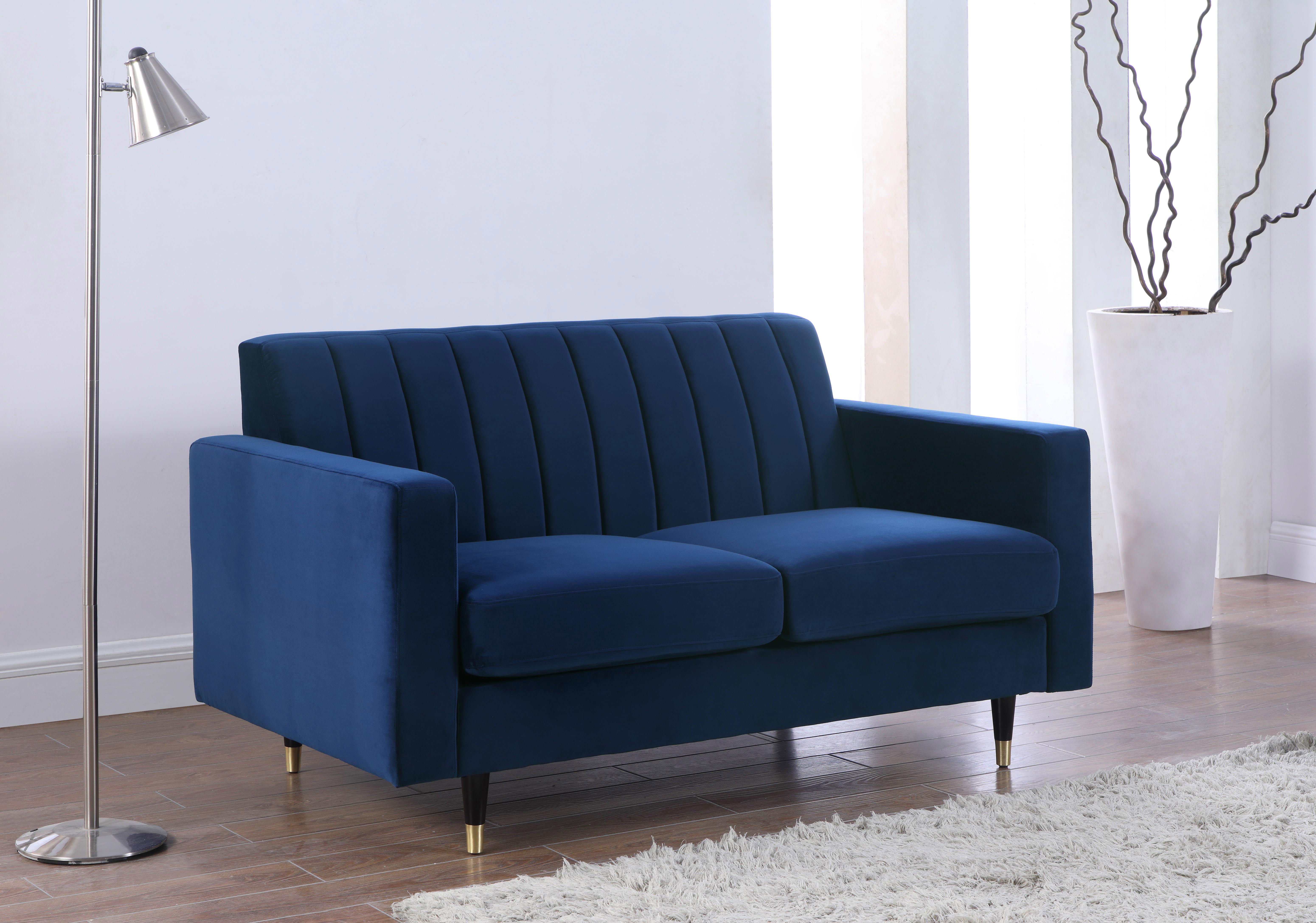 Lola - Loveseat - Navy