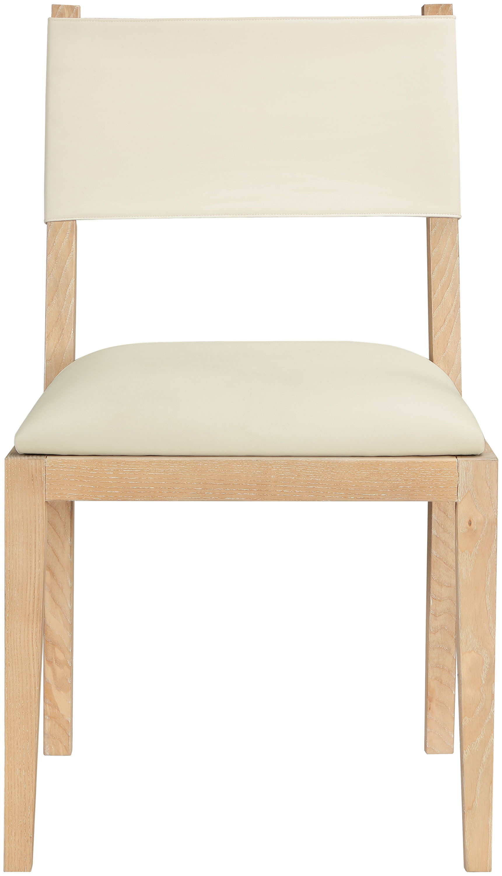 Avon - Vegan Leather Dining Side Chair (Set of 2) - Cream