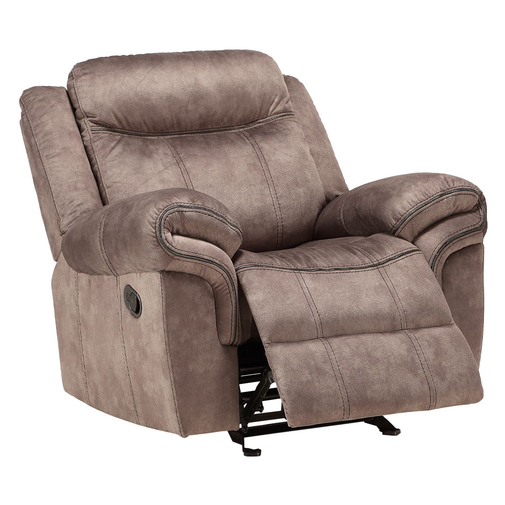 Zubaida - Motion Glider Recliner - Two Tone Chocolate Velvet, dark brown, view 5
