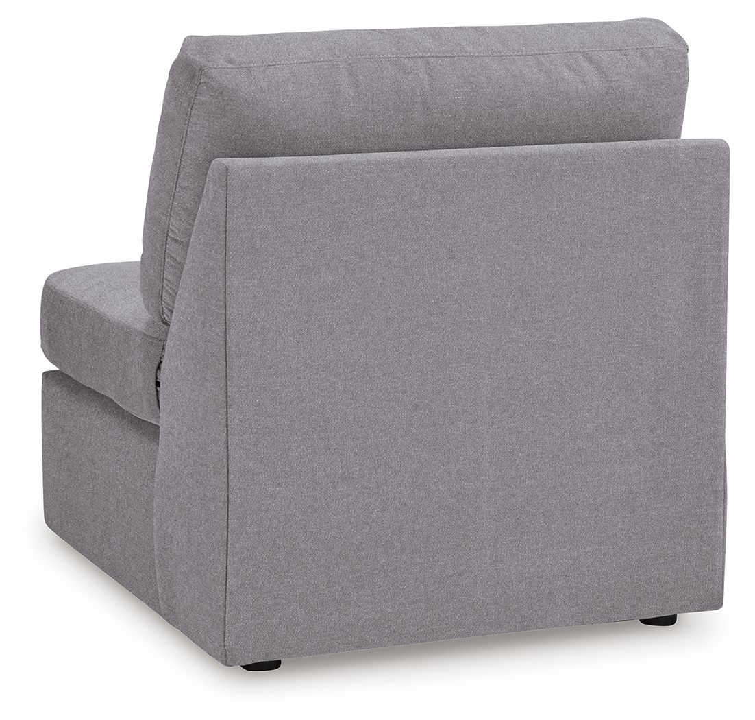 Ashley Furniture Modmax - 7-Piece Sectional With Laf And Raf Corner Chaises And With Storage Console - Granite - Image 10