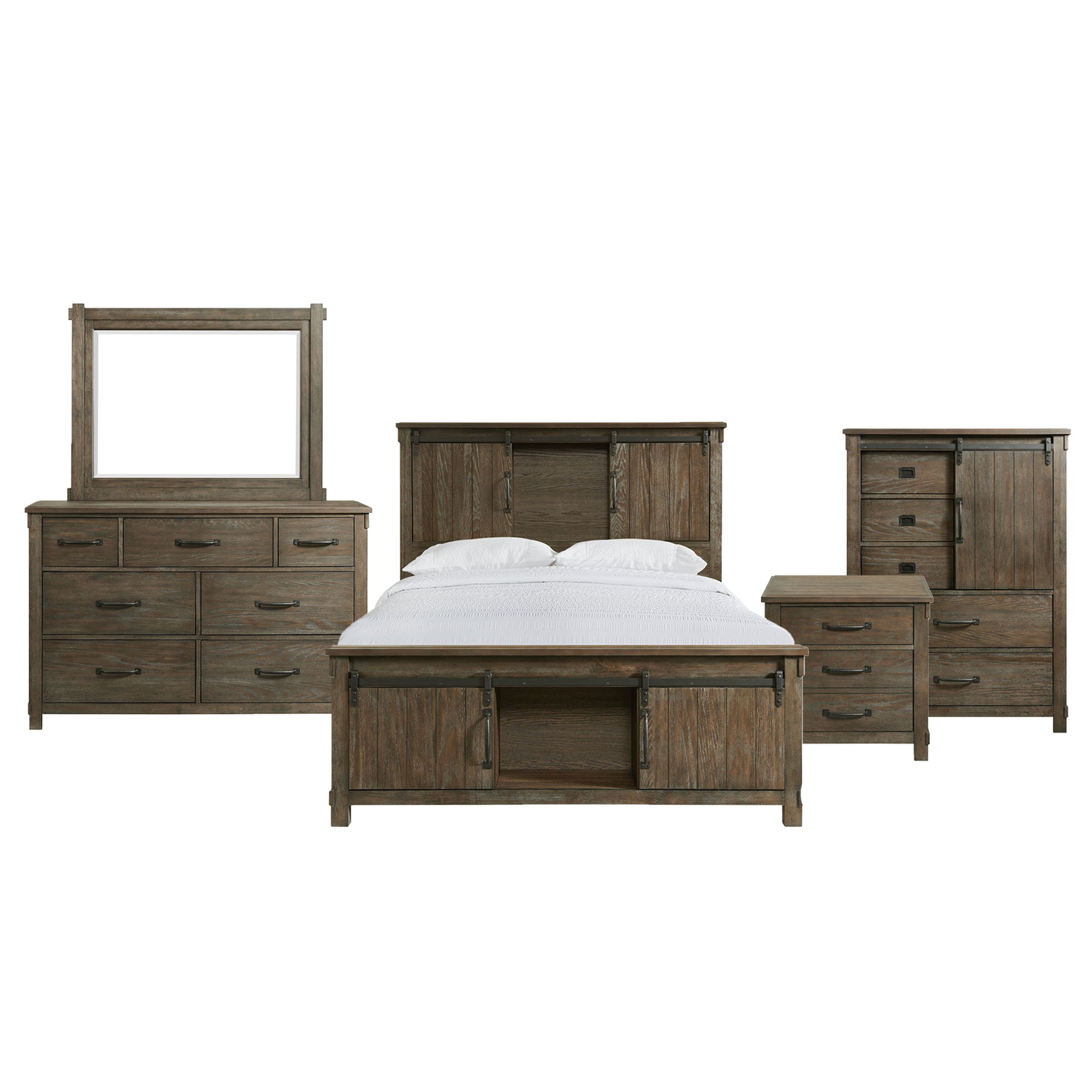 Queen · 5 Pc · Bedroom Set