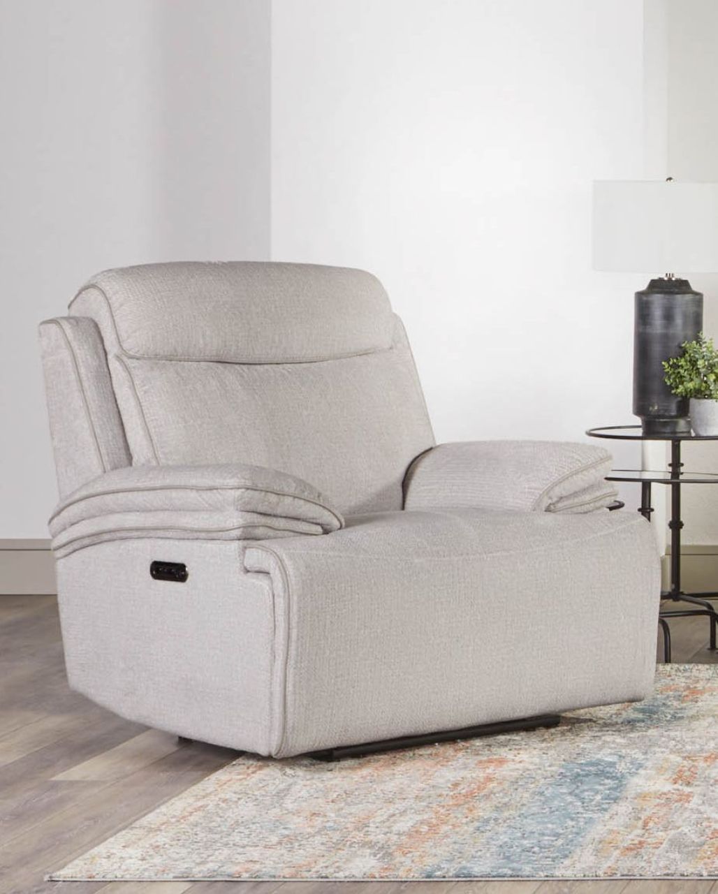 Alpine - Power Zero Gravity Recliner - Snow Image