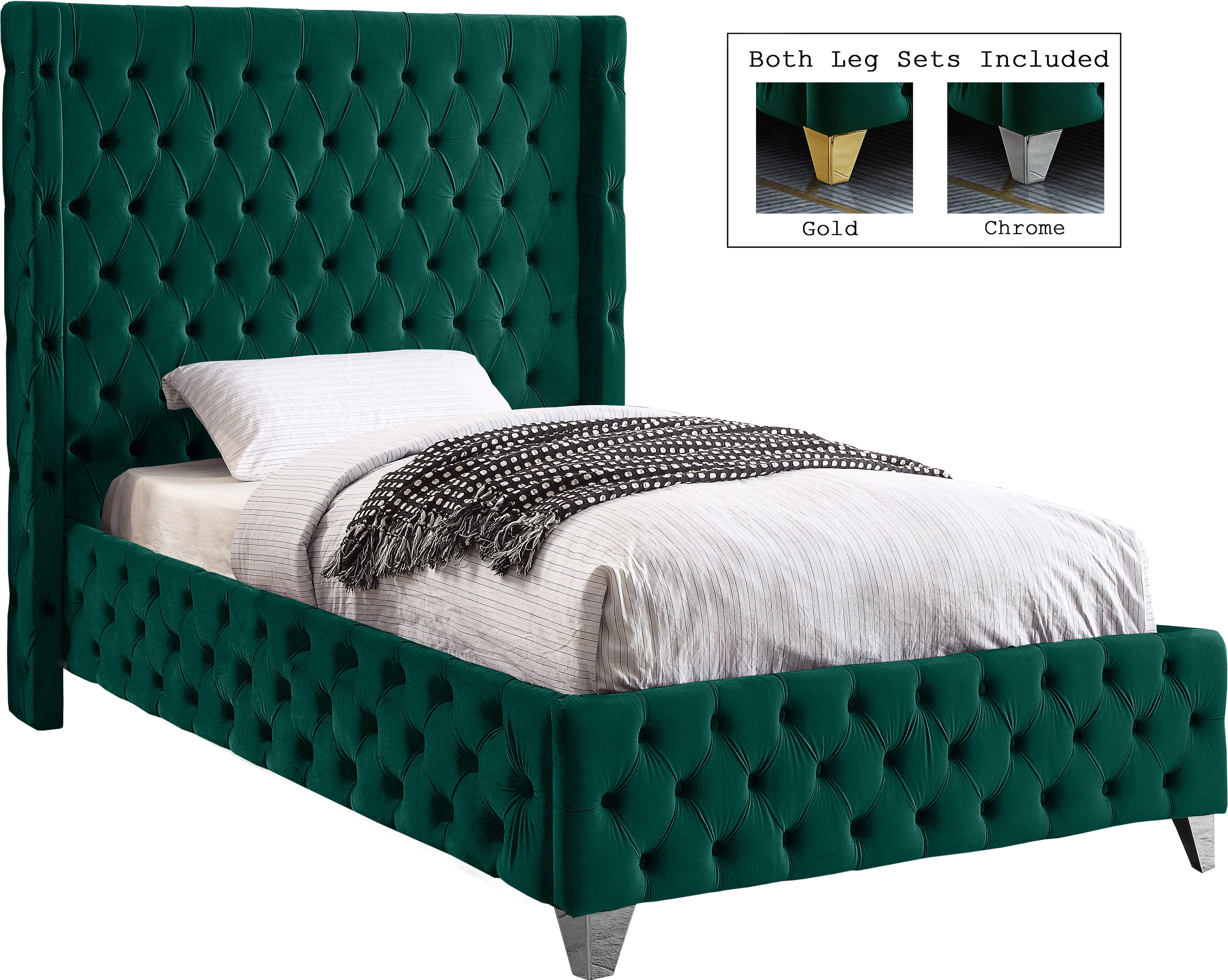 Savan - Twin Bed - Green