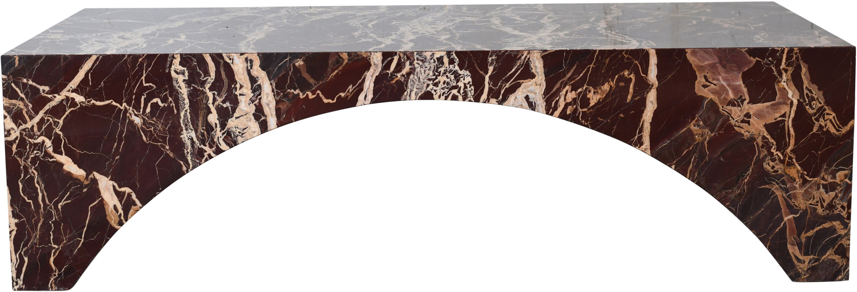 Palermo - Marble Coffee Table - Cherry