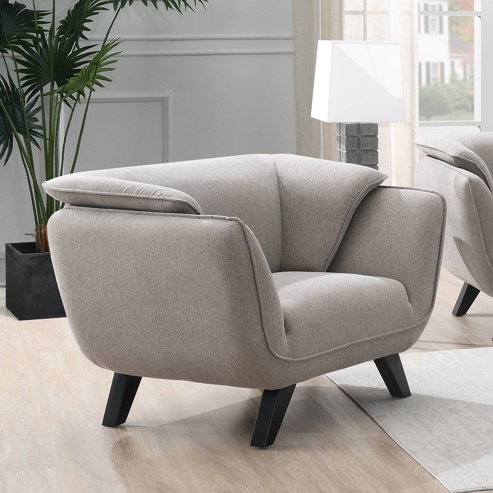 Nayeli - Chair - Brown Linen, light brown