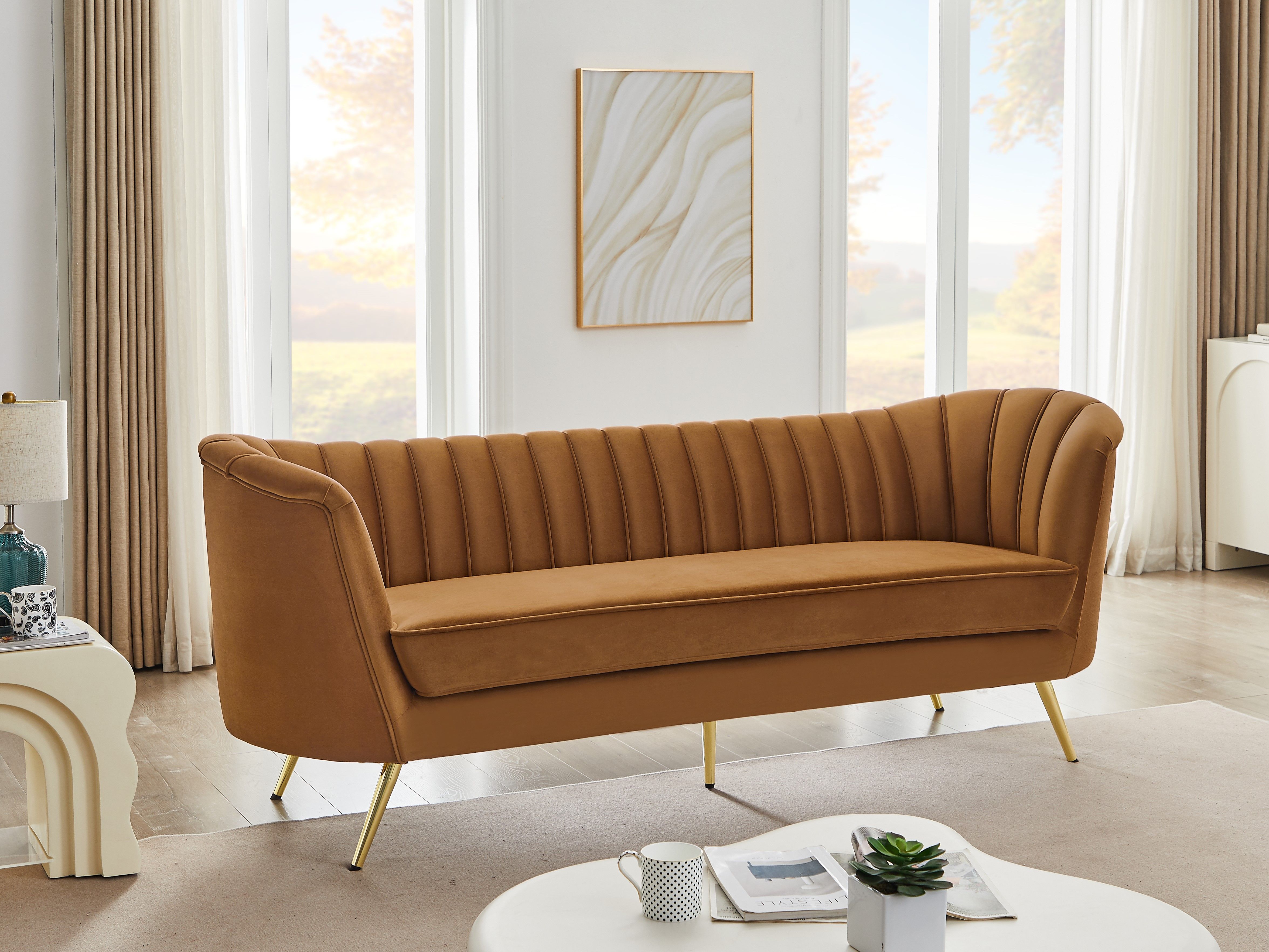 Margo - Sofa - Saddle
