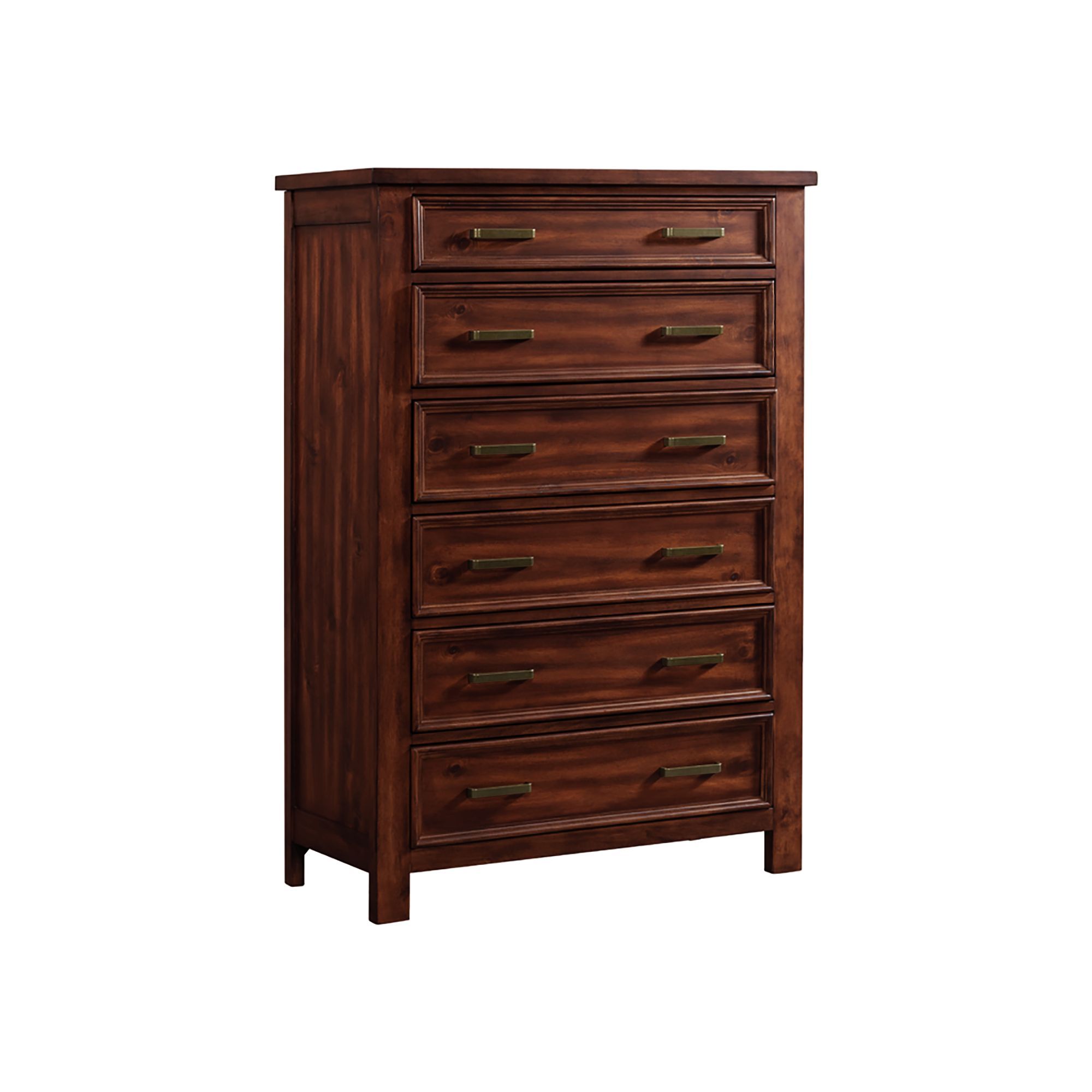 Sullivan - King Storage 4 Piece Bedroom Set With 2 Nightstands & Chest - Rich Cherry