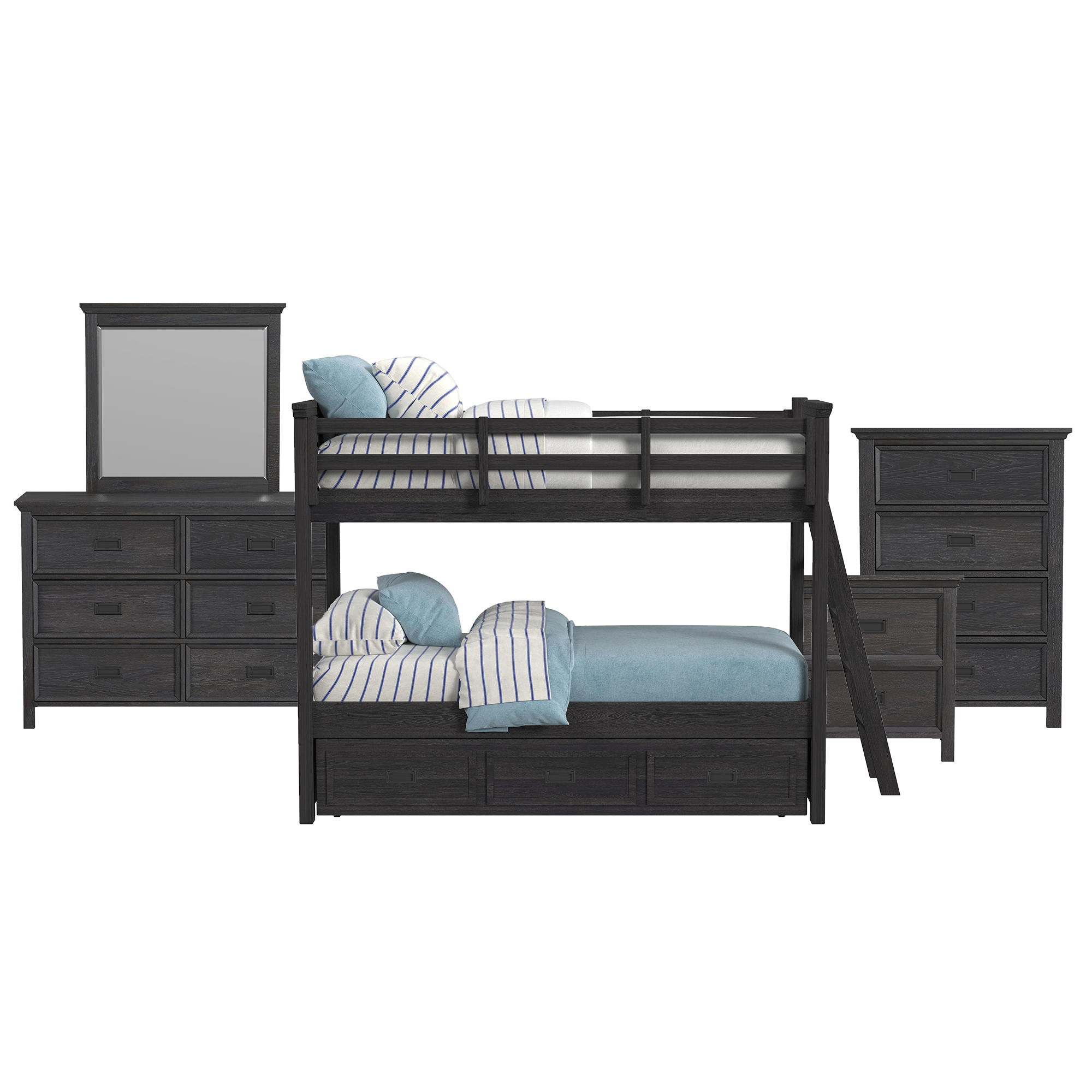 Twin · 5 Pc · Bedroom Set
