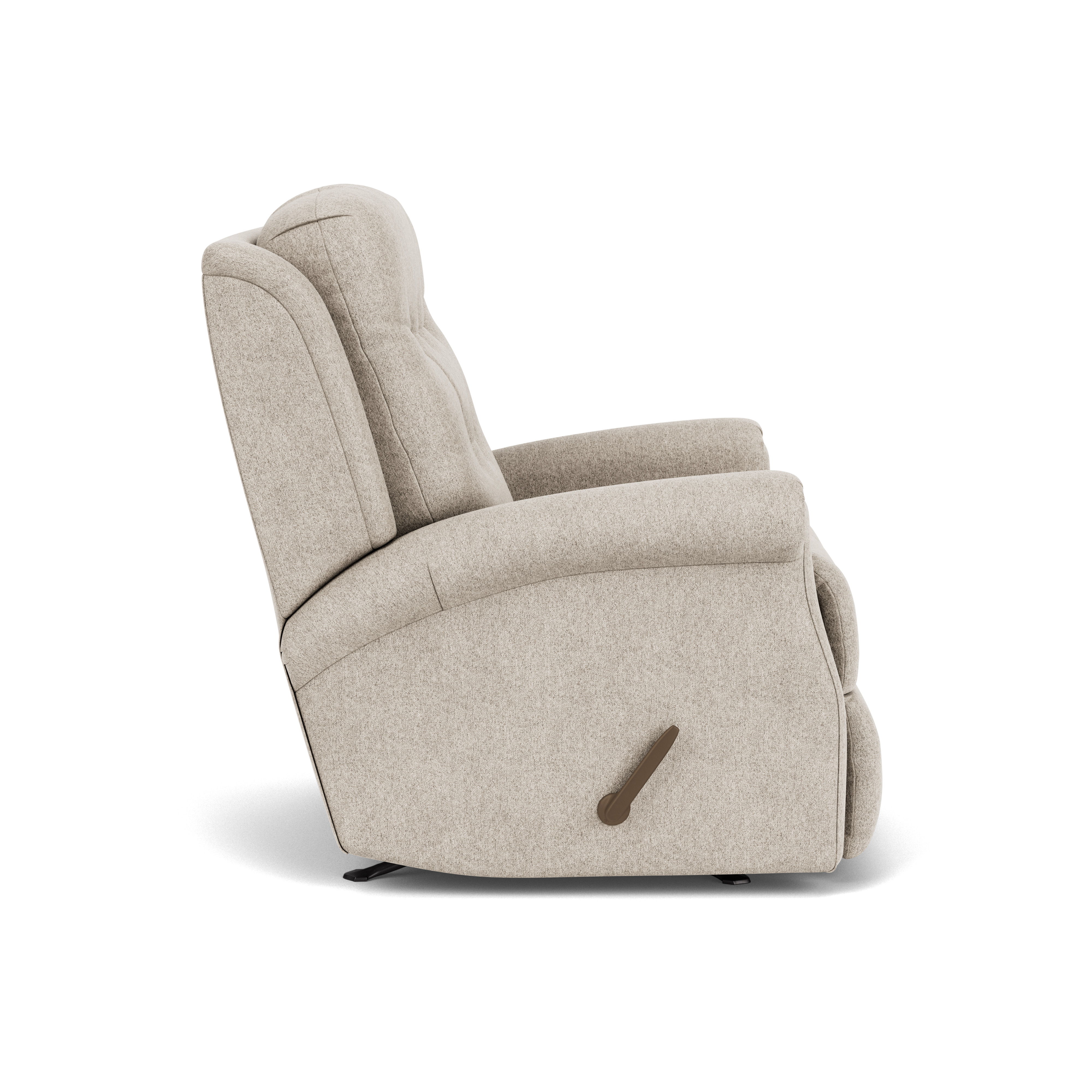 Minnie - Traditional Fabric Recliner, gray, view 6