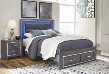 Lodanna – King Storage Footboard – Gray