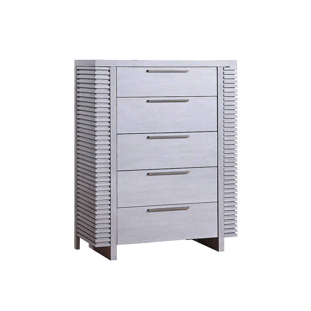 Aromas - Chest With Side Storage - White Oak, white, view 4