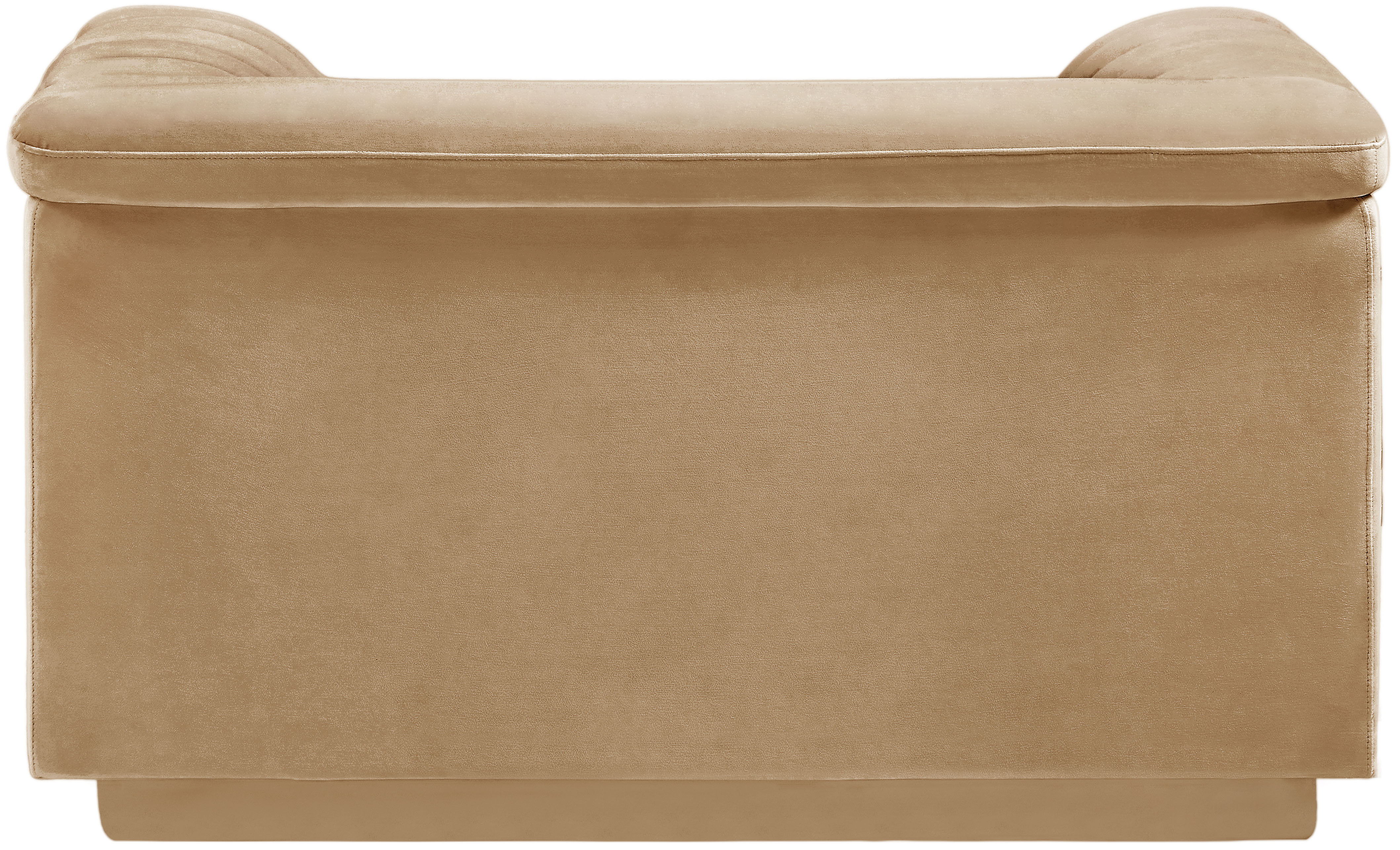 Cascade - Velvet Chair - Camel