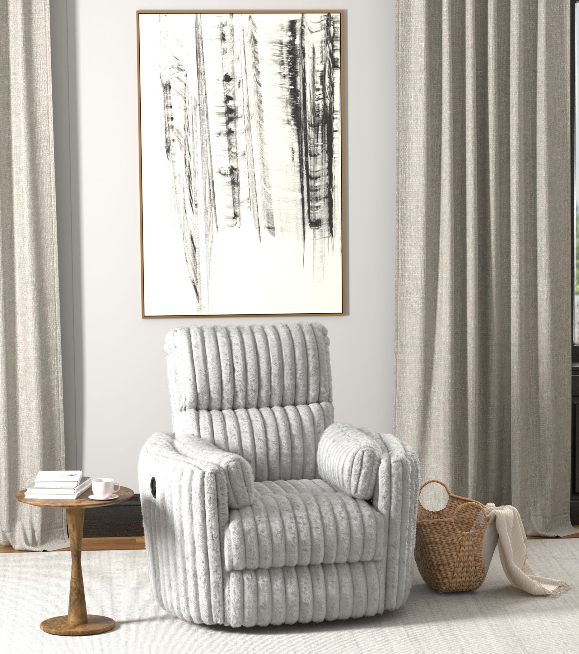 Daydream - Swivel Glider Recliner - Moonstruck