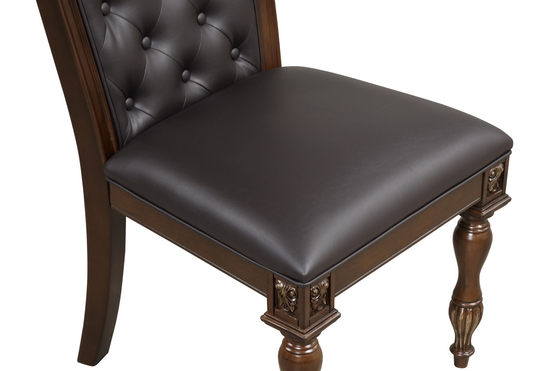 Maximus - Dining Side Chair (Set of 2) - Madeira, dark brown, view 5