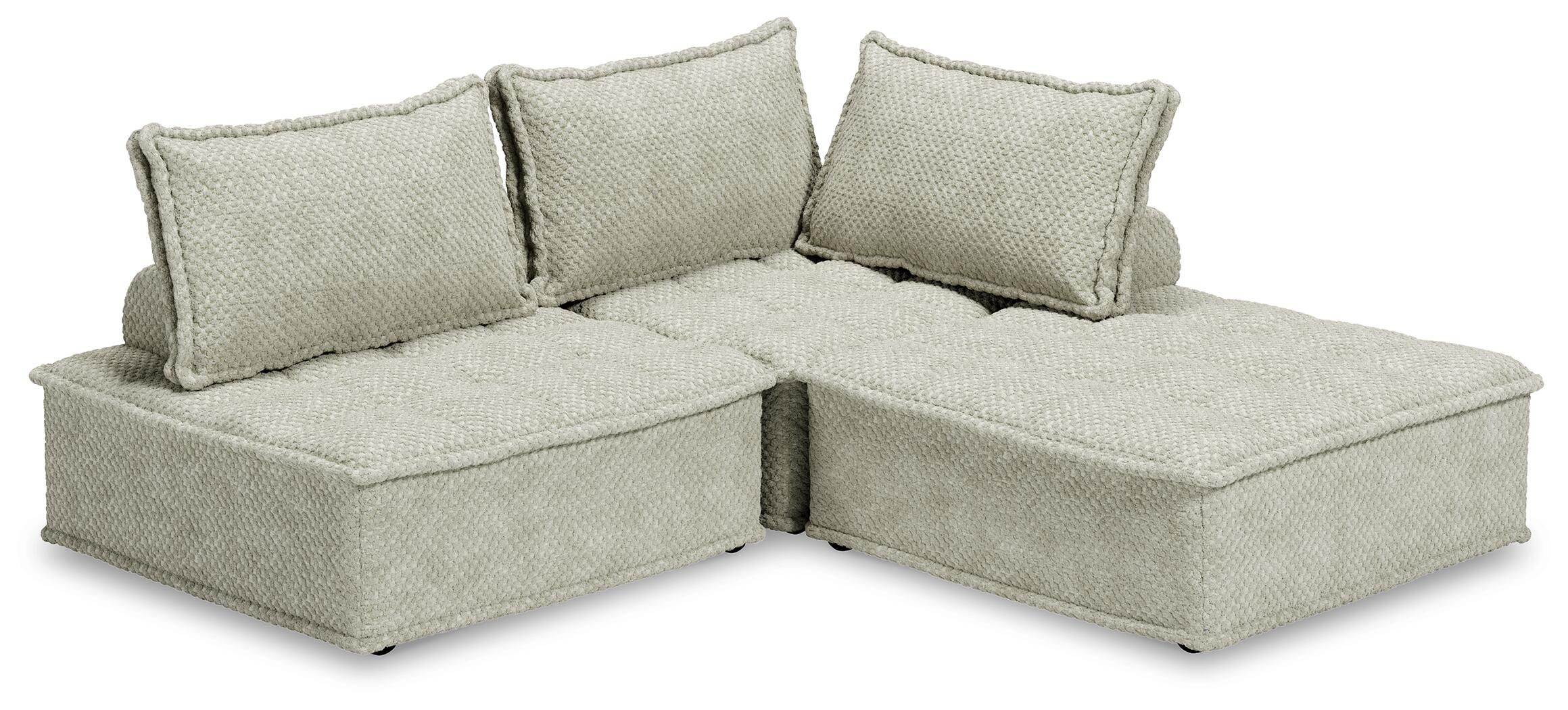 Ashley Furniture Bales - 3-Piece Modular Seating - Taupe - Image 8